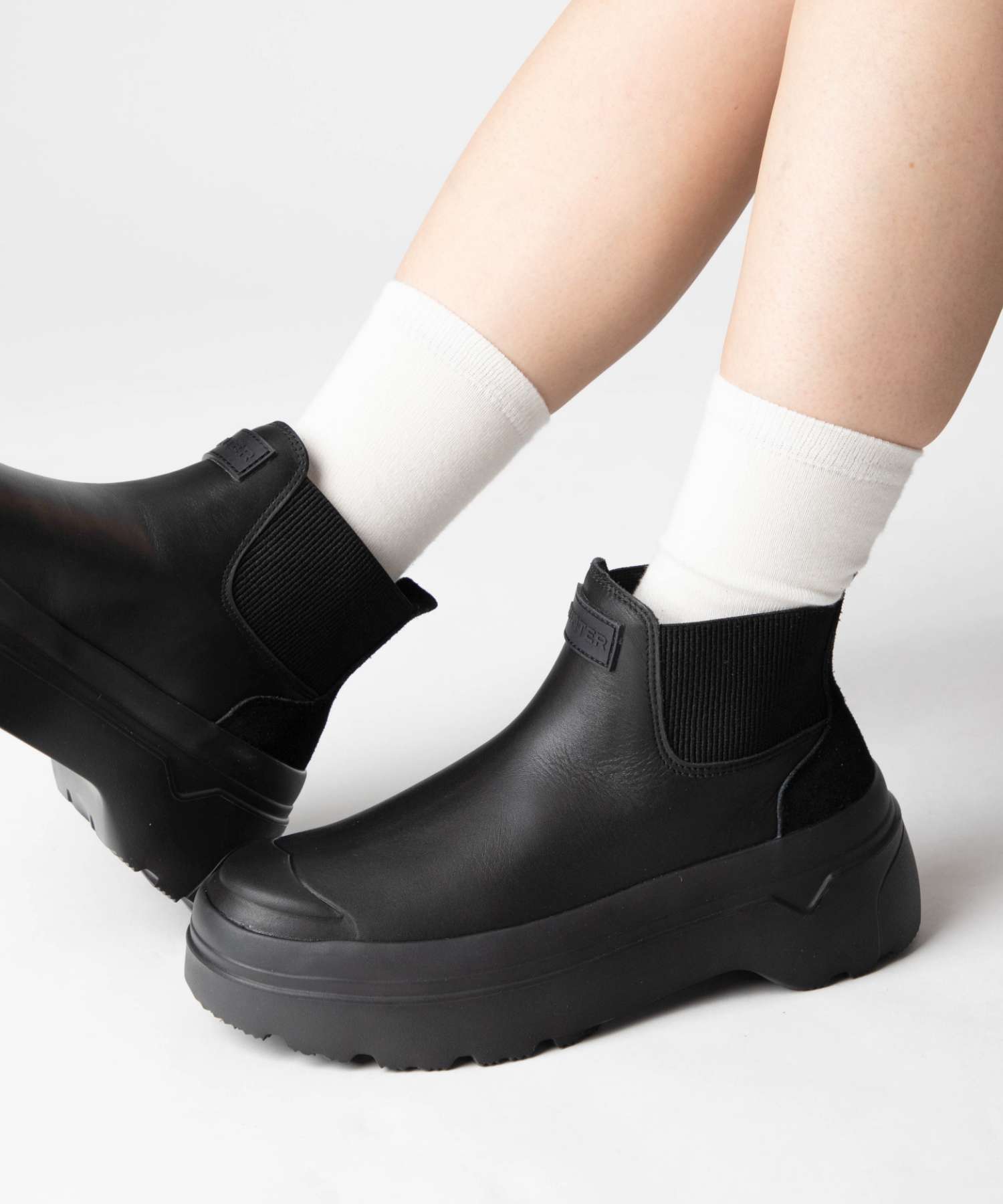 HUNTER（ハンター） HUNTER REFINED EXPLORER PULL ON LEATHER BOOT
