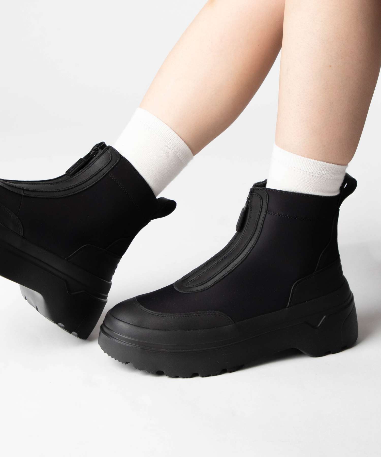 HUNTER（ハンター） HUNTER WOMENS EXPLORER ANKLE ZIP FLATFORM BOOT