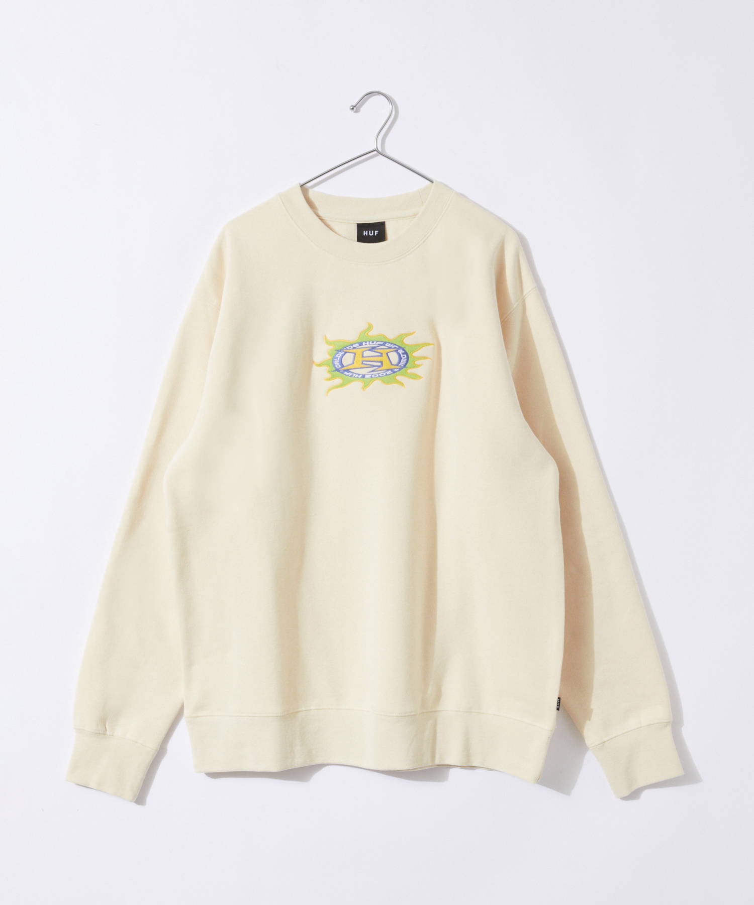 ハフ HUF FIRE CREWNECK PF00621 メンズ トップス トレーナー 長袖 スウェ...