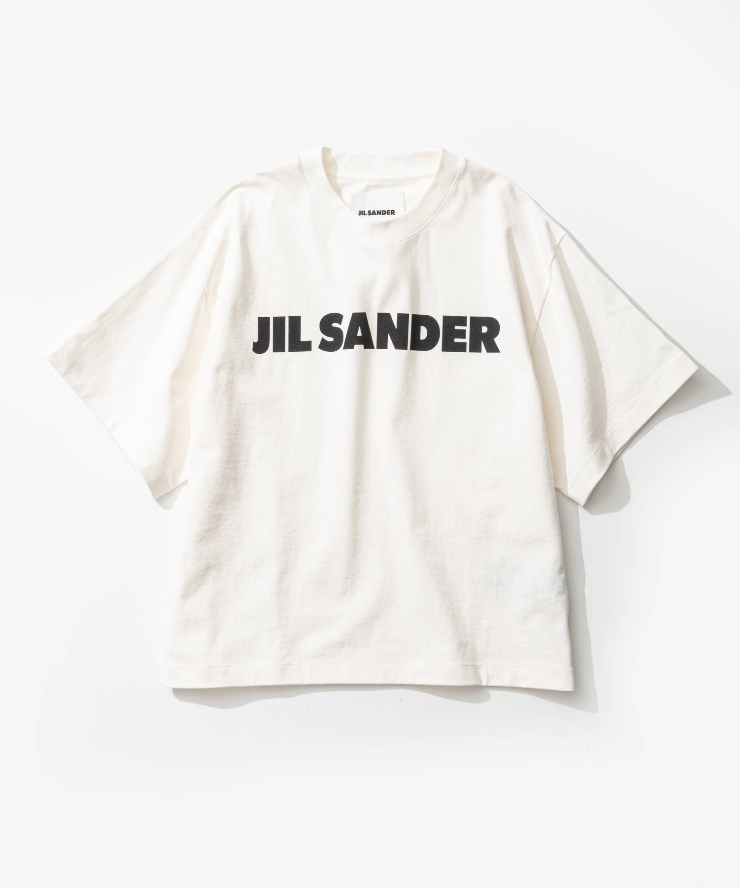 ジルサンダー JIL SANDER T-SHIRT SS J02GC0001-J45148-102 ユニセックス トップス Tシャツ プリントロゴ コットンジャージー