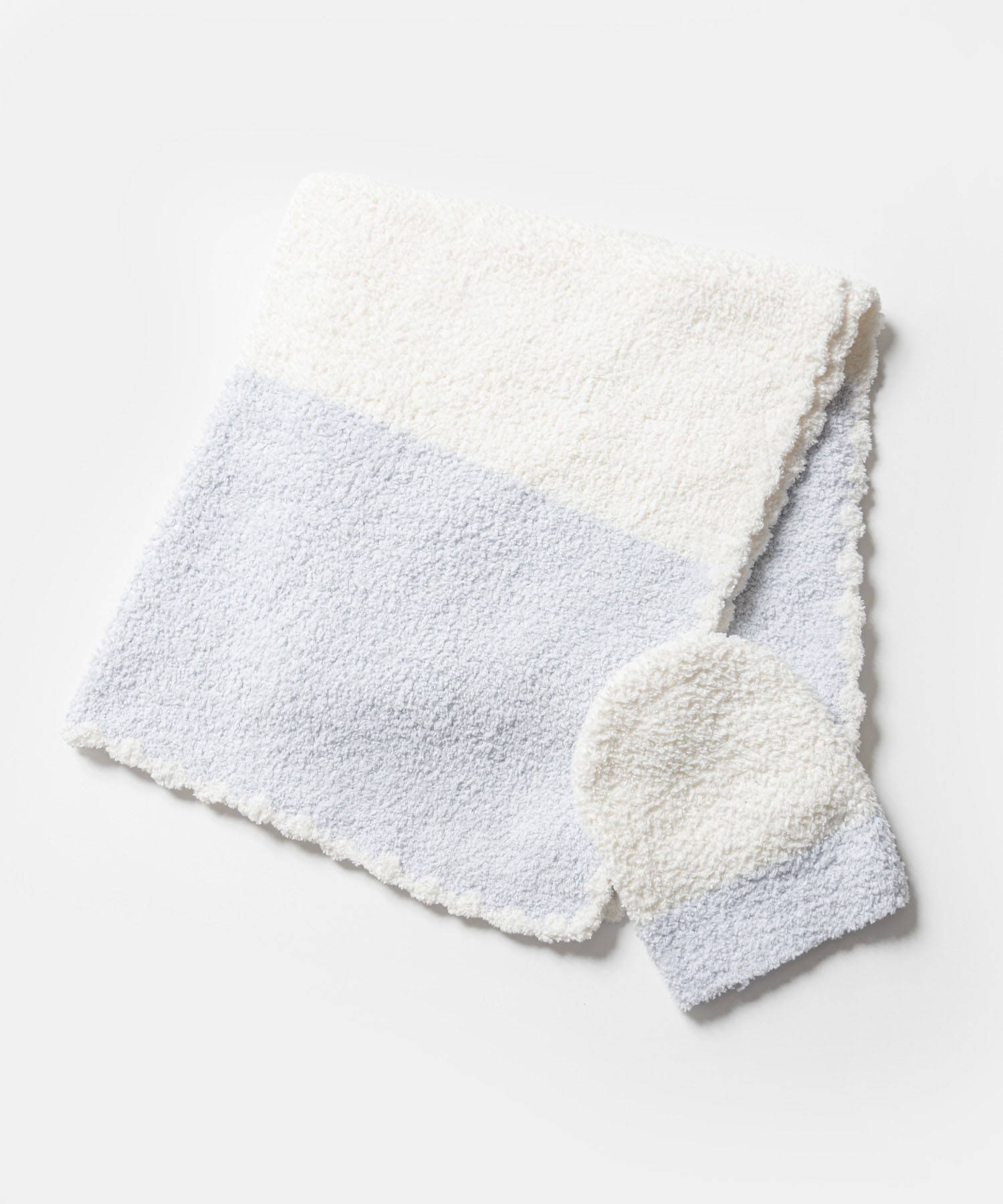 カシウエア Kashwere BBCH-BCB01 ブランケット Baby Blanket-Rugby Center Stripe w/ Cap ベビーブランケット  78×78cm 爆買 | Kashwere | 06