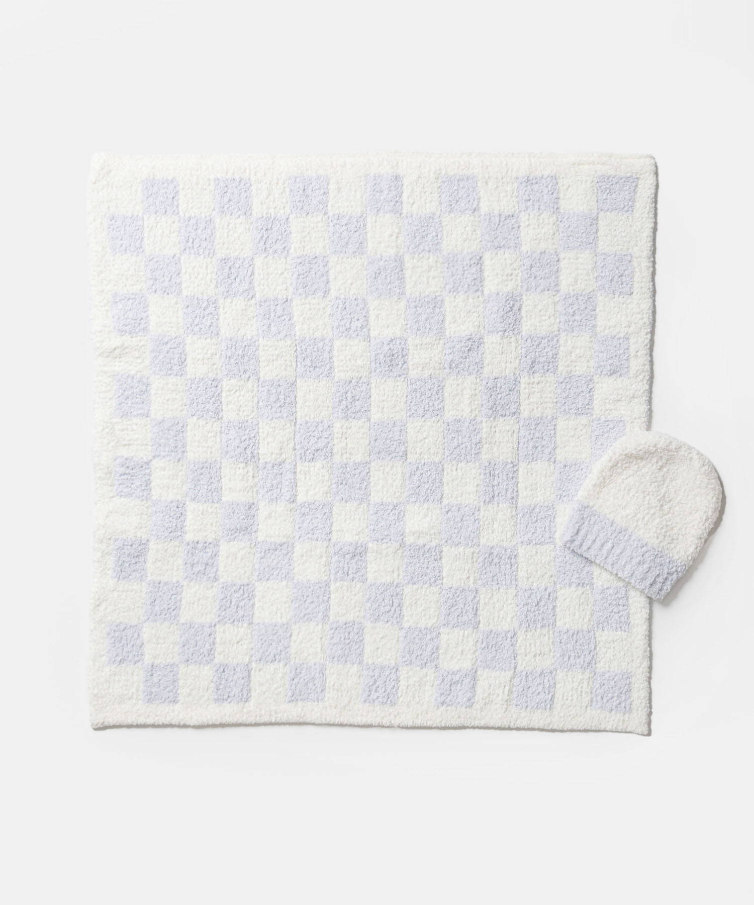 カシウエア Kashwere CHENILLA CLOUD シェニール クラウド Baby Blanket Check w/ Cap ベビー ブランケット チェック 格子柄 帽子付き BBCH-BCP04 爆買 | Kashwere | 02