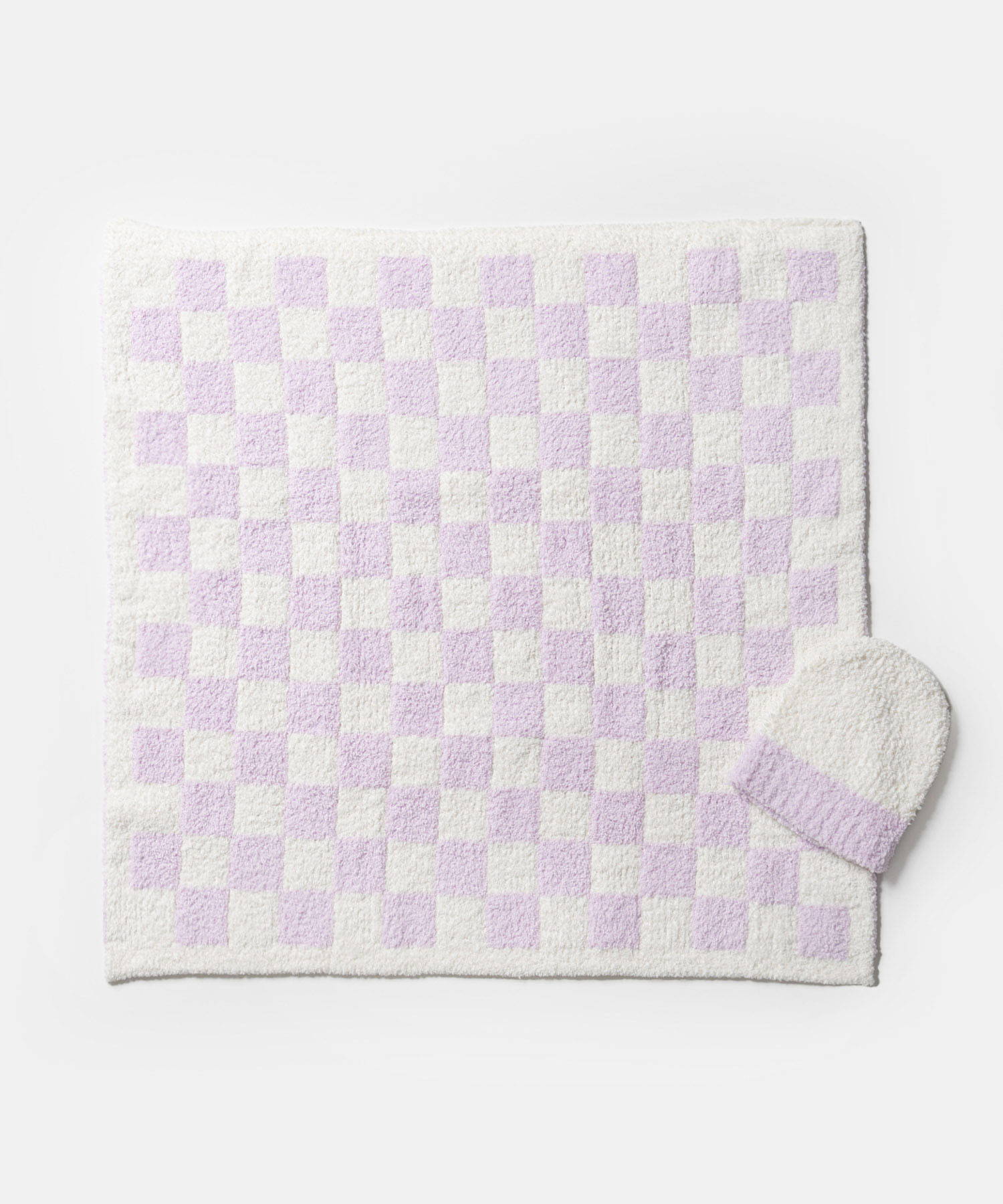 カシウエア Kashwere CHENILLA CLOUD シェニール クラウド Baby Blanket Check w/ Cap ベビー ブランケット チェック 格子柄 帽子付き BBCH-BCP04 爆買 | Kashwere | 03