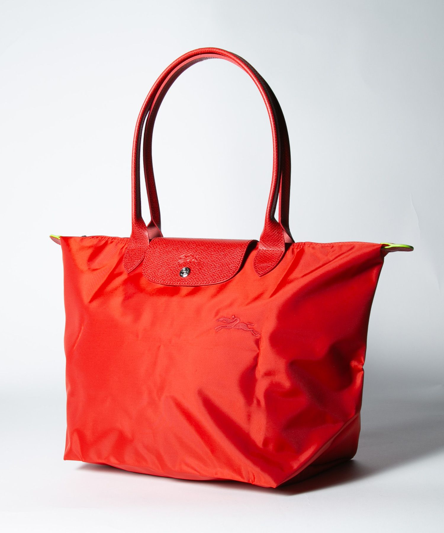 LONGCHAMPロンシャンル プリアージュトートバッグレザーオレンジ
