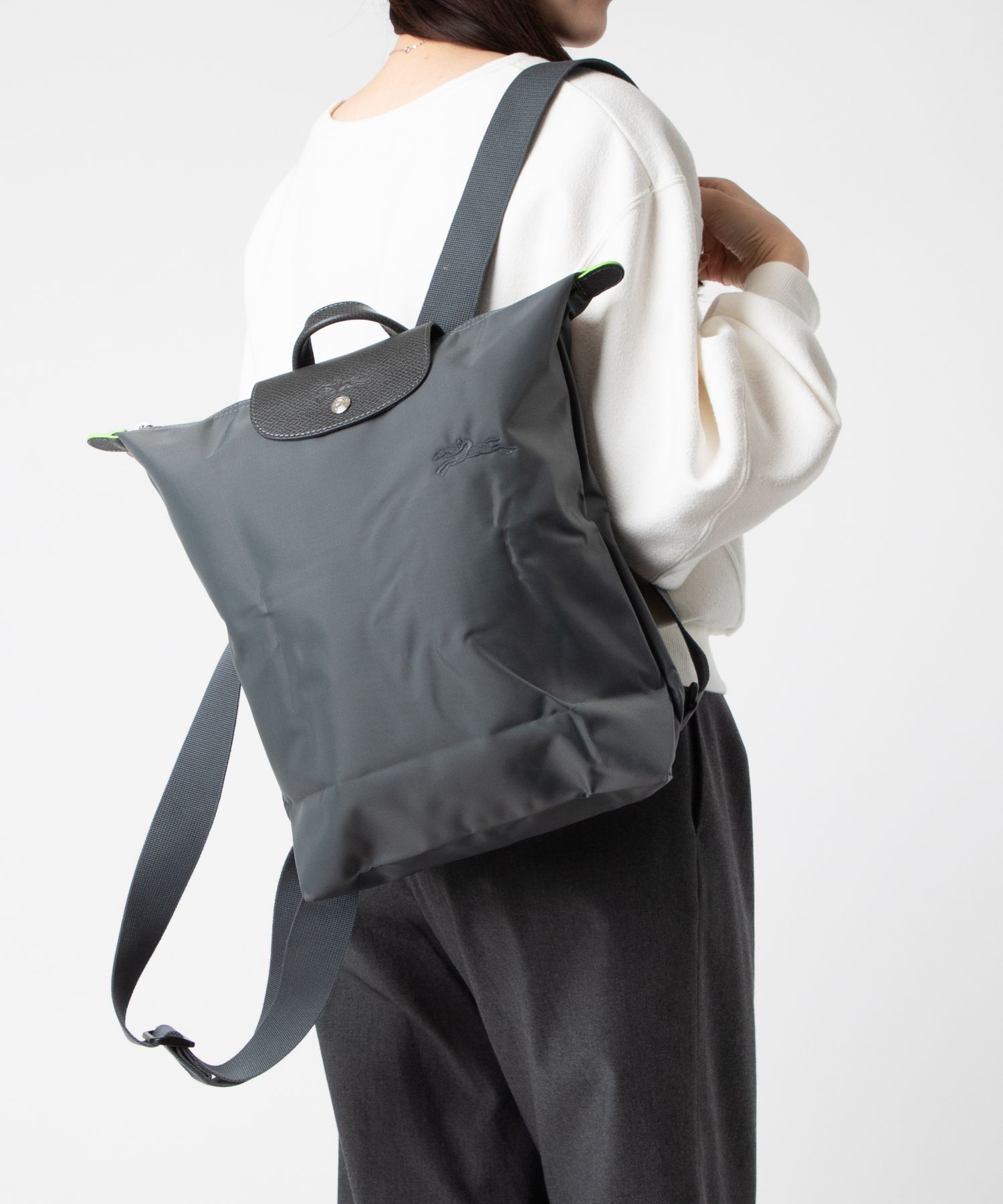 ⭐︎極美品⭐︎LONGCHAMP ルプリアージュ リュック グレー LONGCHAMP ロンシャン リュックサック グレー ル・プリアージュ
