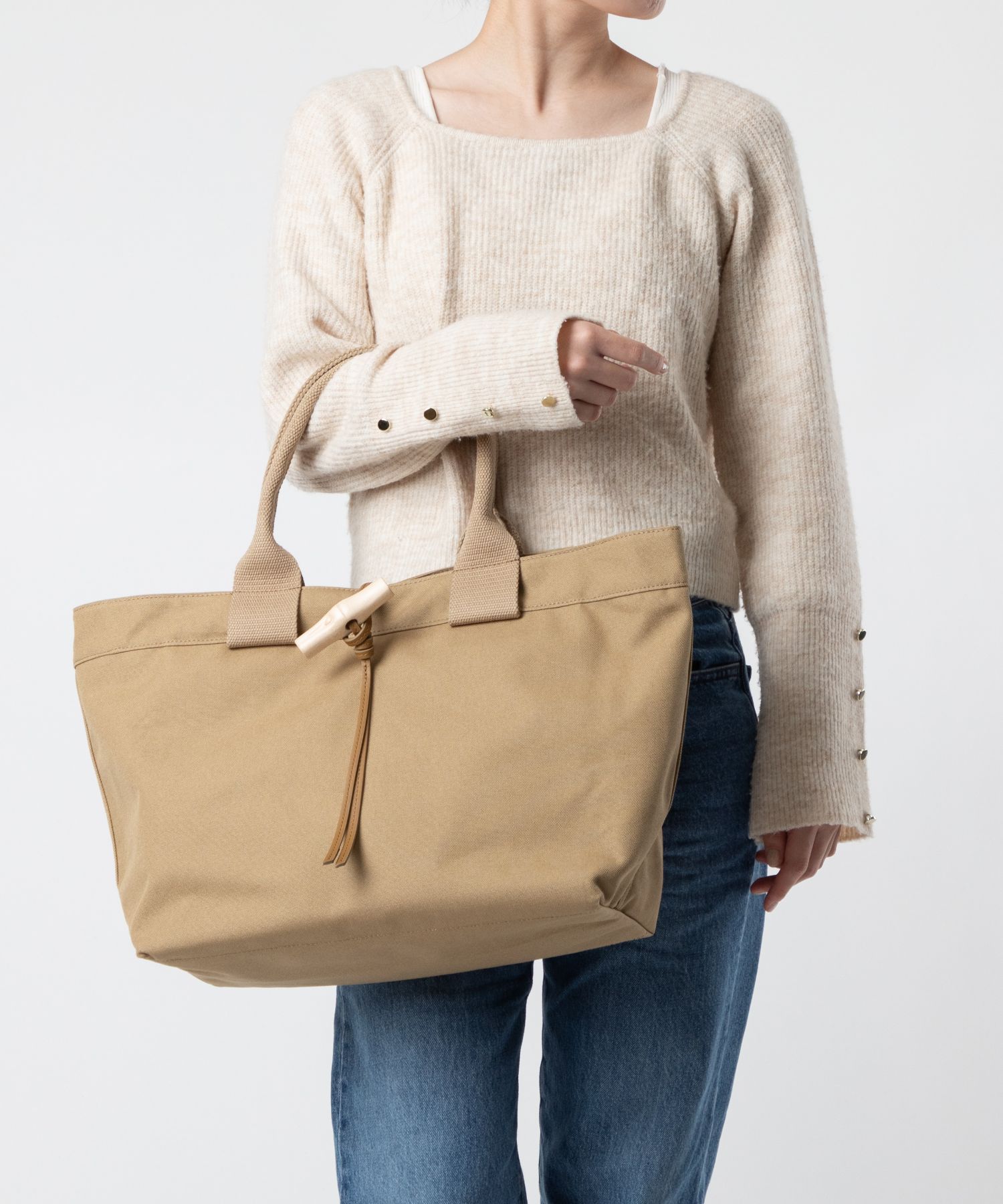 LONGCHAMP（ロンシャン） LONGCHAMP Le Roseau ル ロゾ Tote bag L