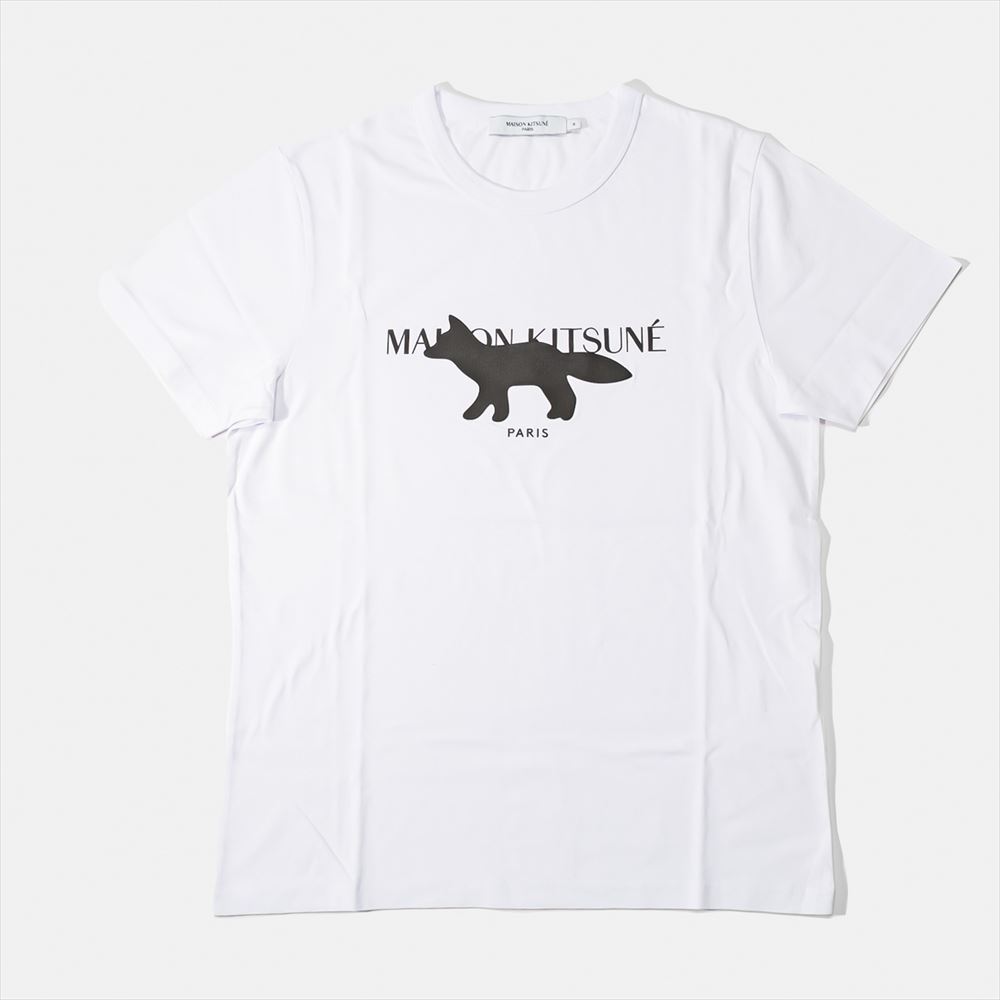 MAISON KITSUNE レディースTシャツ、カットソー（柄：文字、メッセージ 