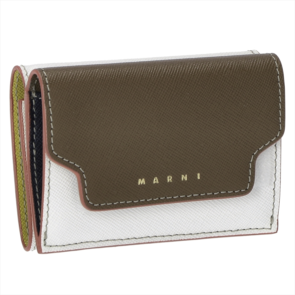 マルニ MARNI PFMOW02U09 LV520 三つ折り財布 レディース ミニ財布