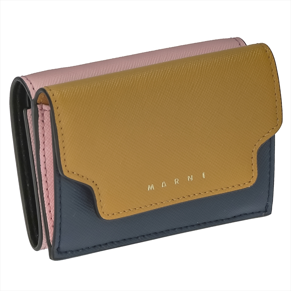 マルニ　MARNI 三つ折り財布　ミニウォレット