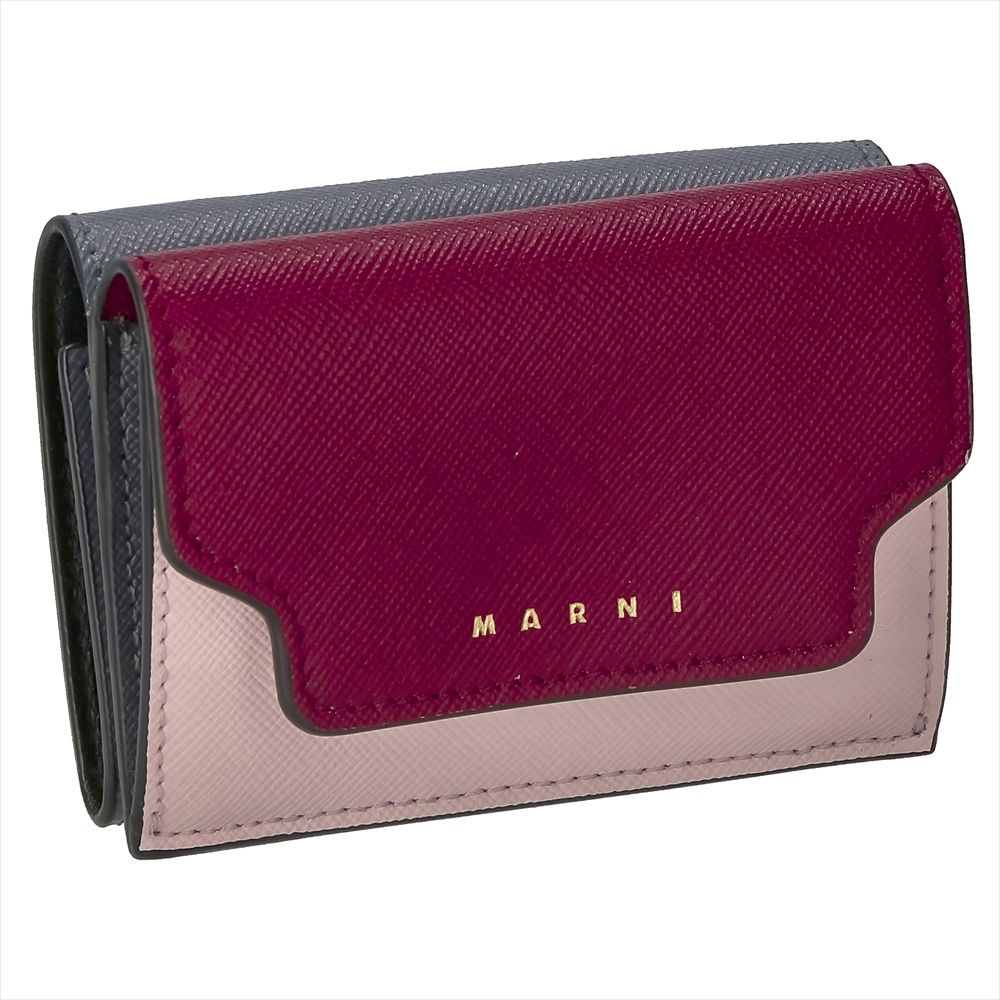 使い勝手の良い小物MARNI レディース三つ折財布（色：カーキ系）の商品一覧｜財布