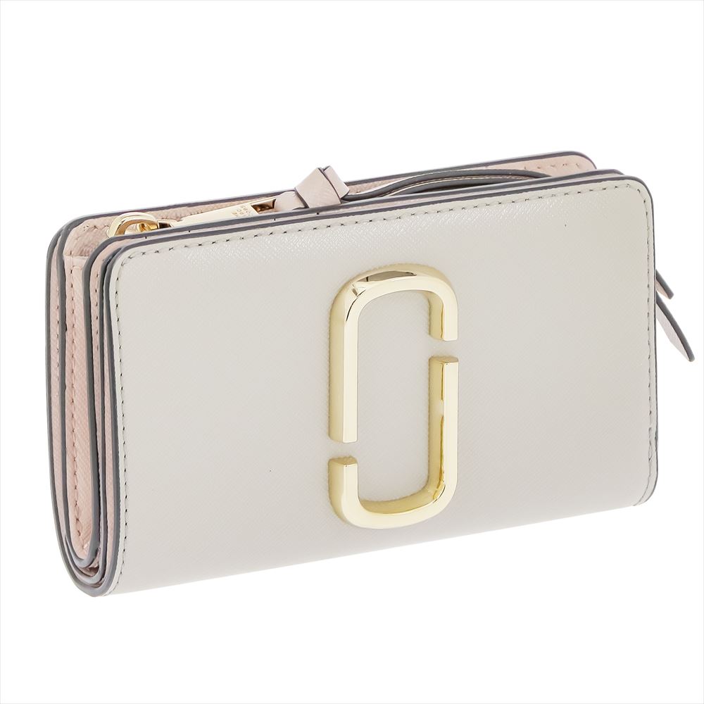 THE MARC JACOBS(ザマークジェイコブス) / 2つ折り財布/--/BEG/レディース/M0014281 088/傷有 |  中古品の販売・通販ならセカンドストリート