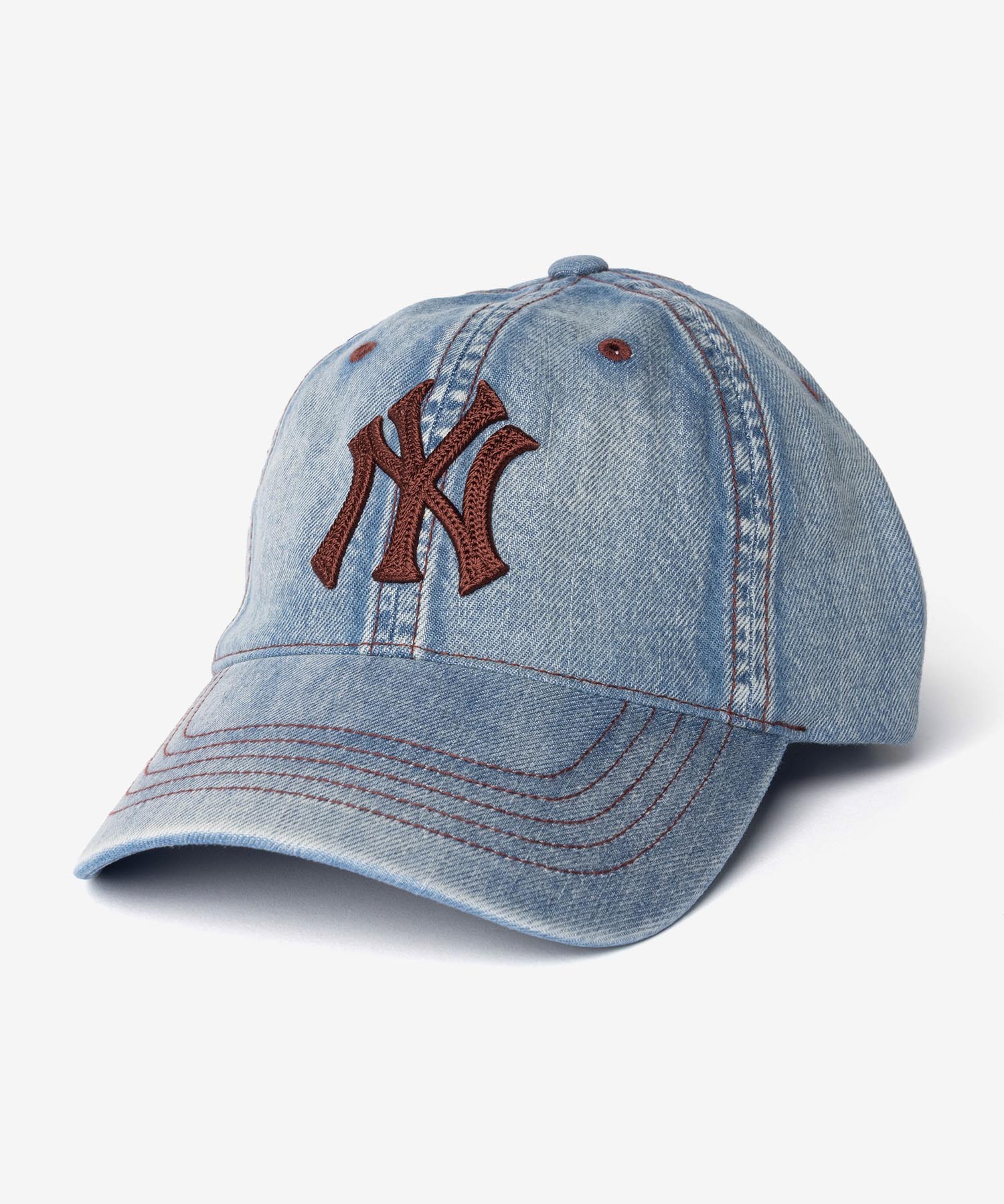 エムエルビーコリア MLB Korea BASIC DENIM UNSTRUCTURED BALLCAP ベーシック デニム アンストラクチャード ボールキャップ 3ACPB126N | MLB | 01