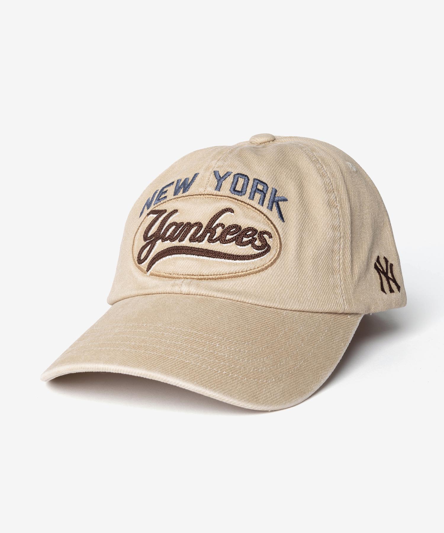 エムエルビーコリア MLB Korea Varsity Vintage Culsive Stitch Unstructured Ball Cap バーシティ ヴィンテージ カーシブ ステッチ アンストラクチャード | MLB | 01