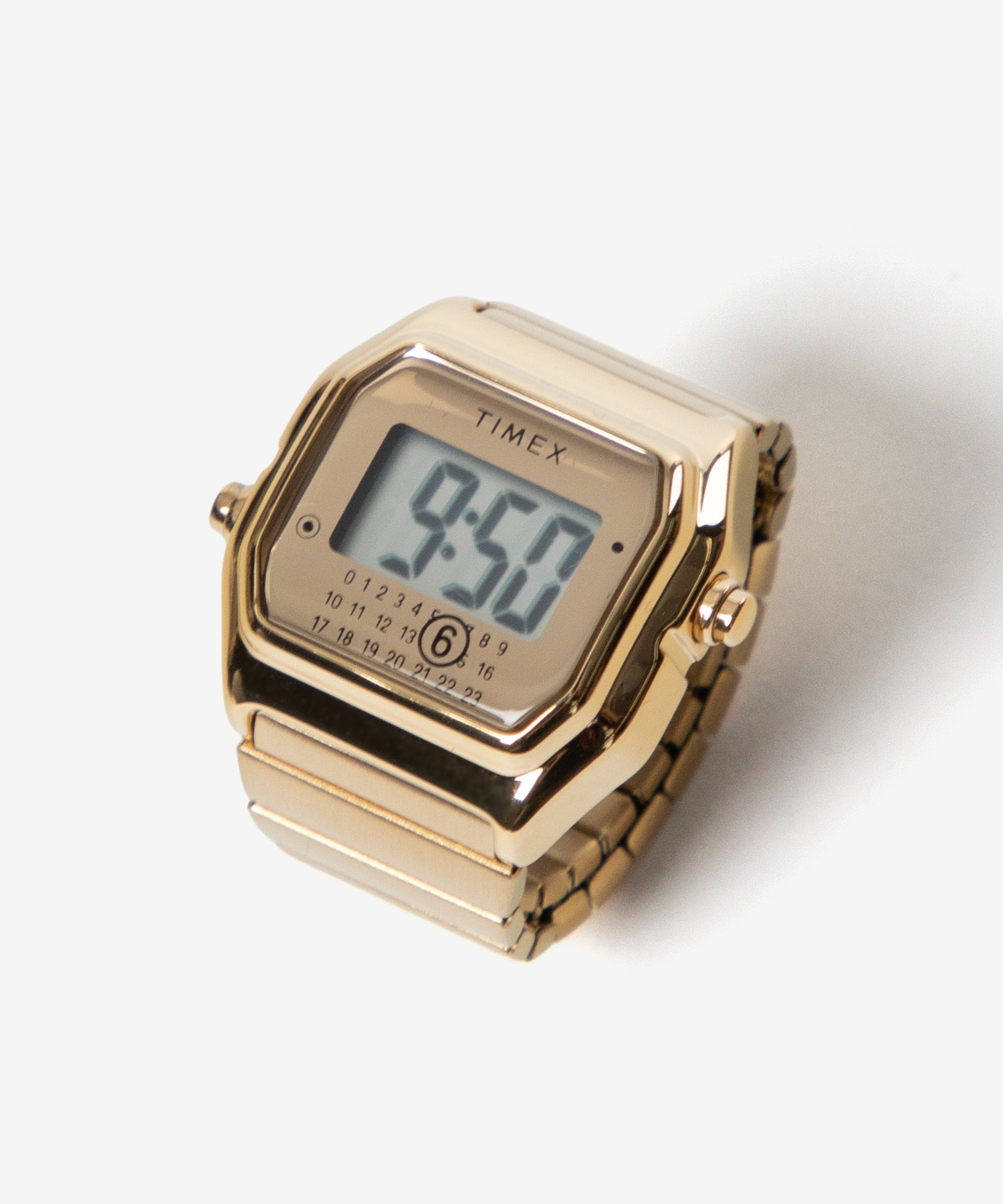 【新品未使用】TIMEX MM6 T80 Ring Watch SM MM6 Maison Margiela × TIMEX エムエム6 T80 TW2Y50100 TW2Y50200 GOLD