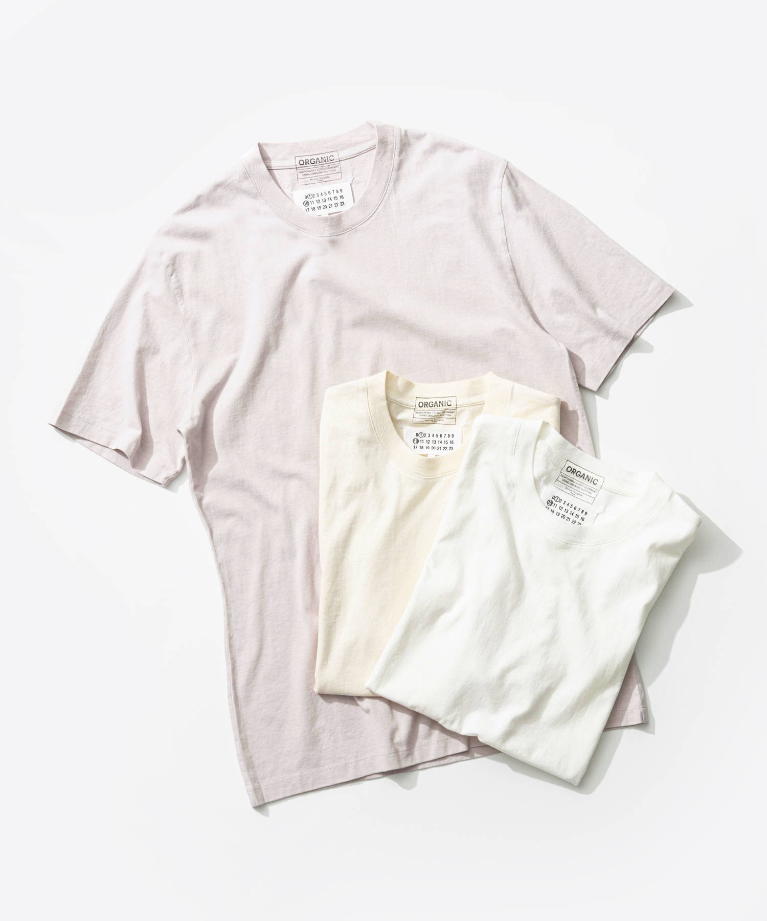 メゾン マルジェラ MAISON MARGIELA S50GC0687 S23973 Tシャツ メンズ トップス 3枚セット 半袖 カットソー  パックT クルーネック