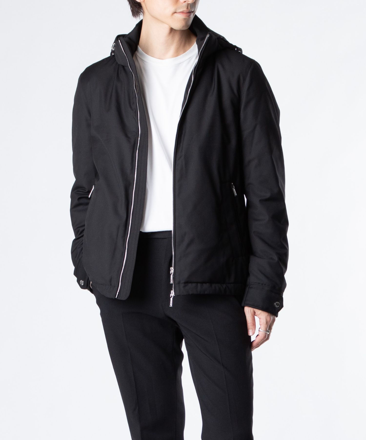 3289【未使用級・極美品】ムーレー マルコ フーディー ダウンジャケット MOORER（ムーレー） MOORER ACQUA アクア MOUGI100090 TEPA184 ダウン