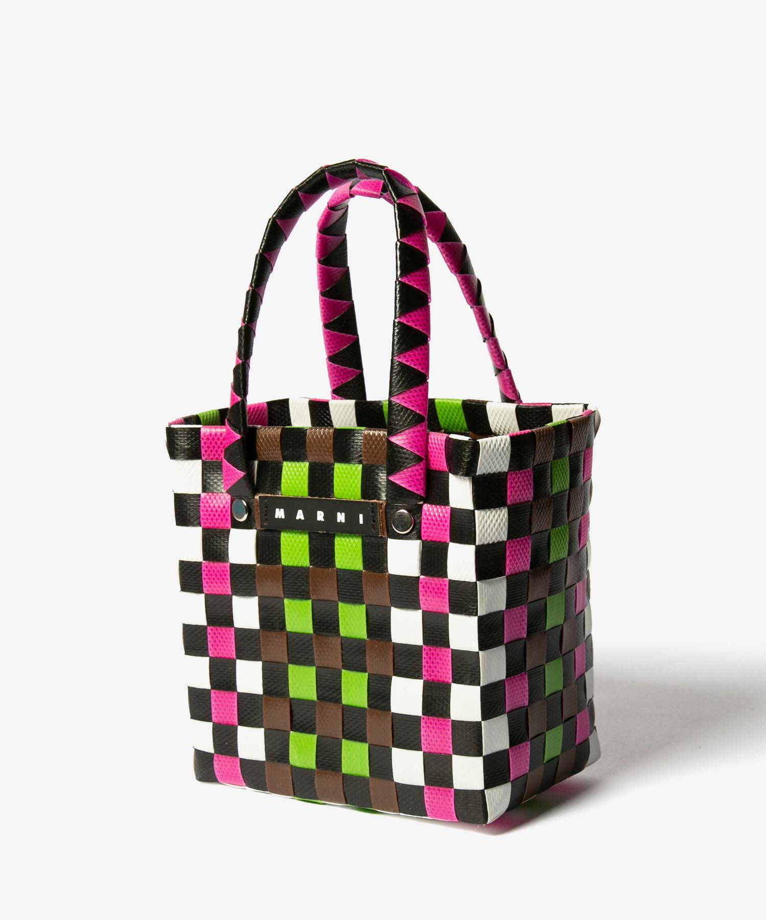 【未使用品】MARNI マルニ カゴバッグ ハンドバッグ バスケット MARNI マルニ かごバッグ バスケット ハンドバッグ ホワイト