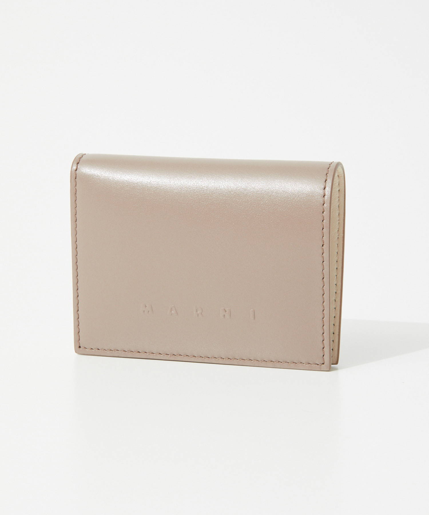 マルニ MARNI PFMOQ14Q09 P5298 二つ折り財布 BILLFOLD レディース ビルフォード レザー ミニ財布 ブラック アイボリー  イエロー