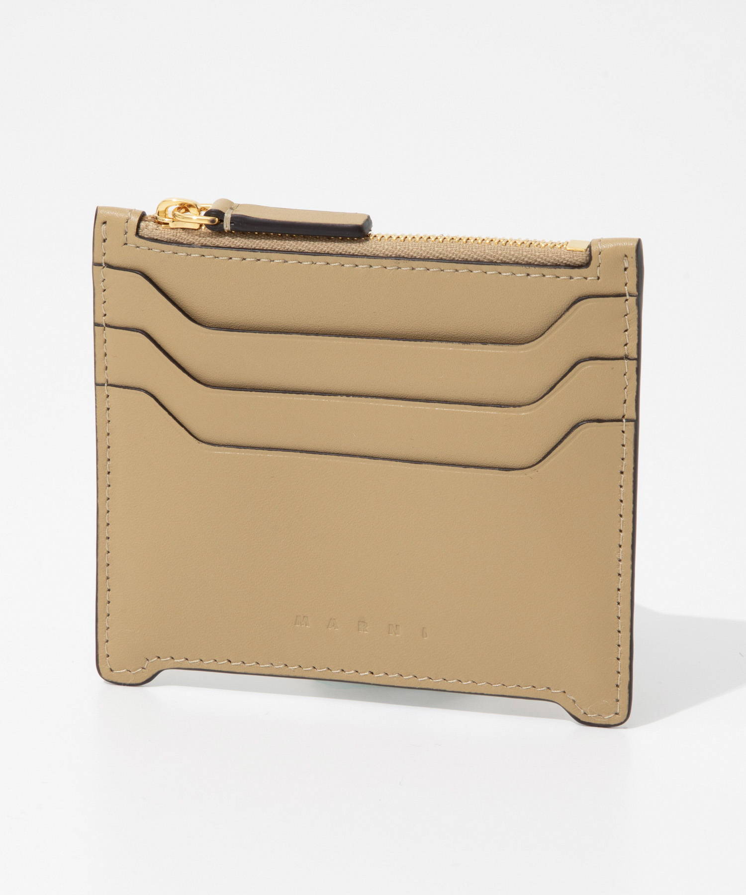 Marni ロゴエンボス ジップ カードケース 三越伊勢丹 | MARNI/マルニ_Women通販 | ジップ付きカードケース