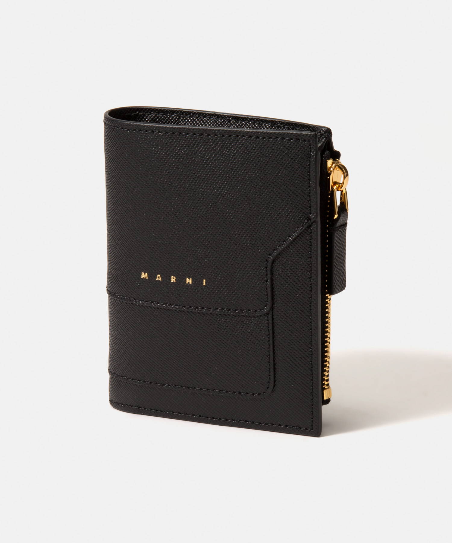 マルニ MARNI PFMO0054U0 LV520 二つ折り財布 Billfold レディース 財布 二つ折り レザー ビルフォールド ミニ財布  小銭入れ サフィアーノ 全9色