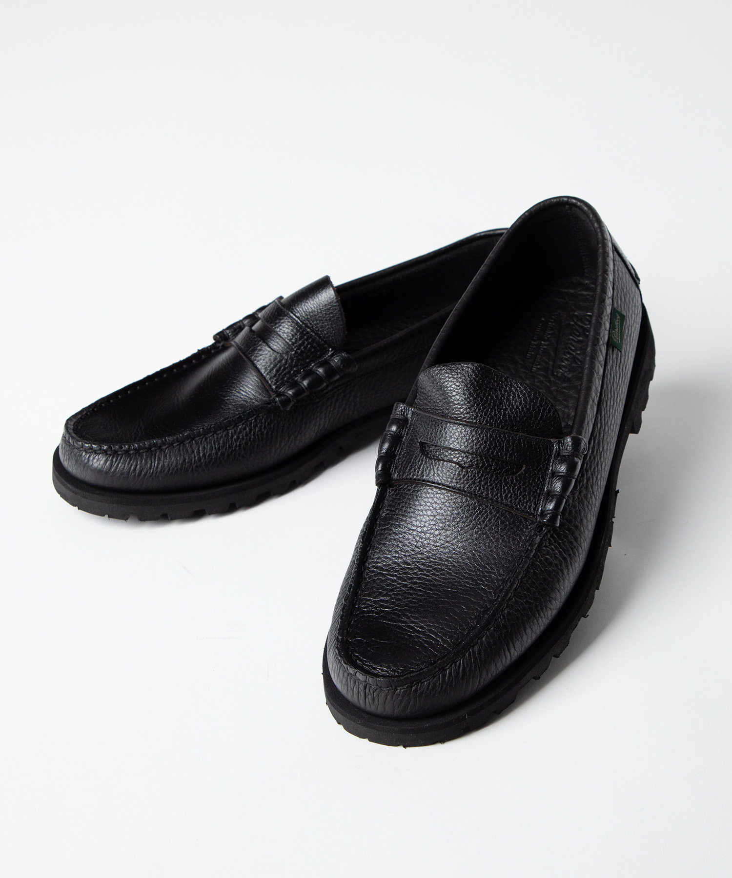 Paraboot CORAUX パラブーツ コロー モカシンUK5.5 ネイビー Paraboot（パラブーツ） モカシン CORAUX RAID コインローファー