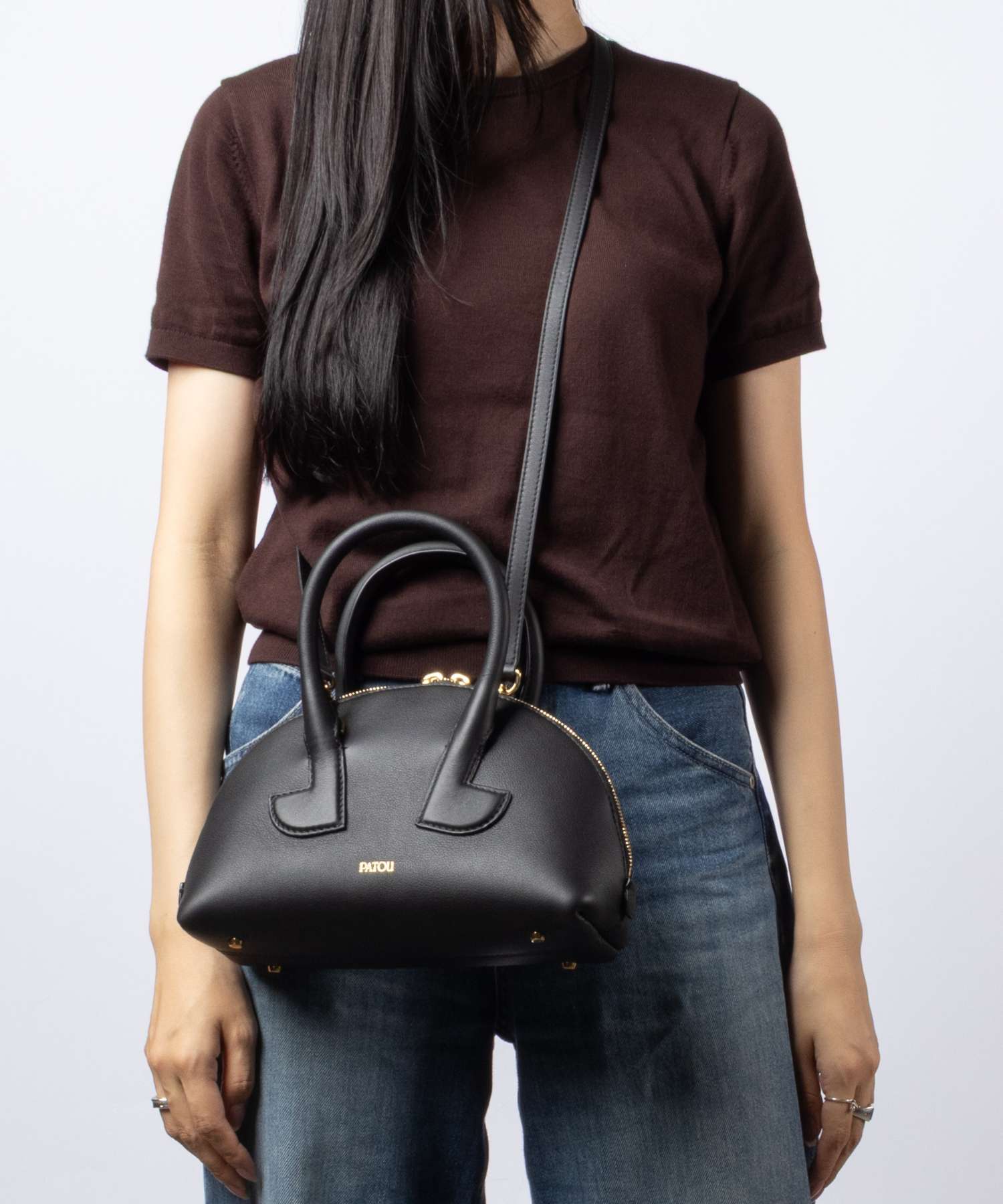 パトゥ PATOU PATOU BOWLING BAG PM レザー製 Le Patou ボウリングバッグ BA0195000 ハンドバッグ ショルダーバッグ レディース バッグ | PATOU | 03