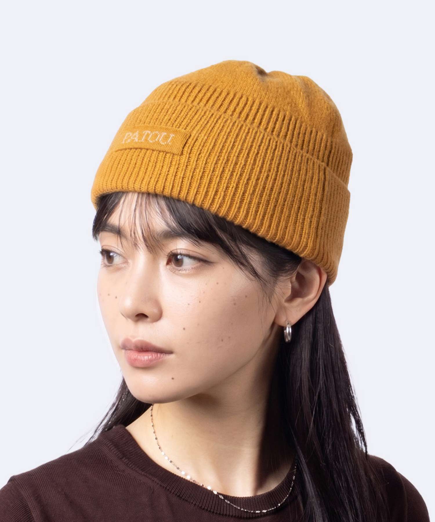 パトゥ PATOU WOOL CASHMERE BEANIE ウール カシミア ビーニー AC0788041 ニット帽 ロゴ レディース 帽子 | PATOU | 02