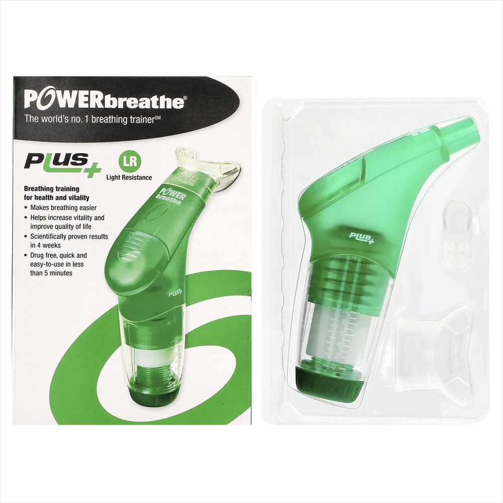 パワーブリーズ POWER BREATHE PLUS LIGHT MEDIUM フィットネス PB2001 PB2002 標準負荷 重負荷  トレーニング インナーマッスル 腹式呼吸 返品交換対象外