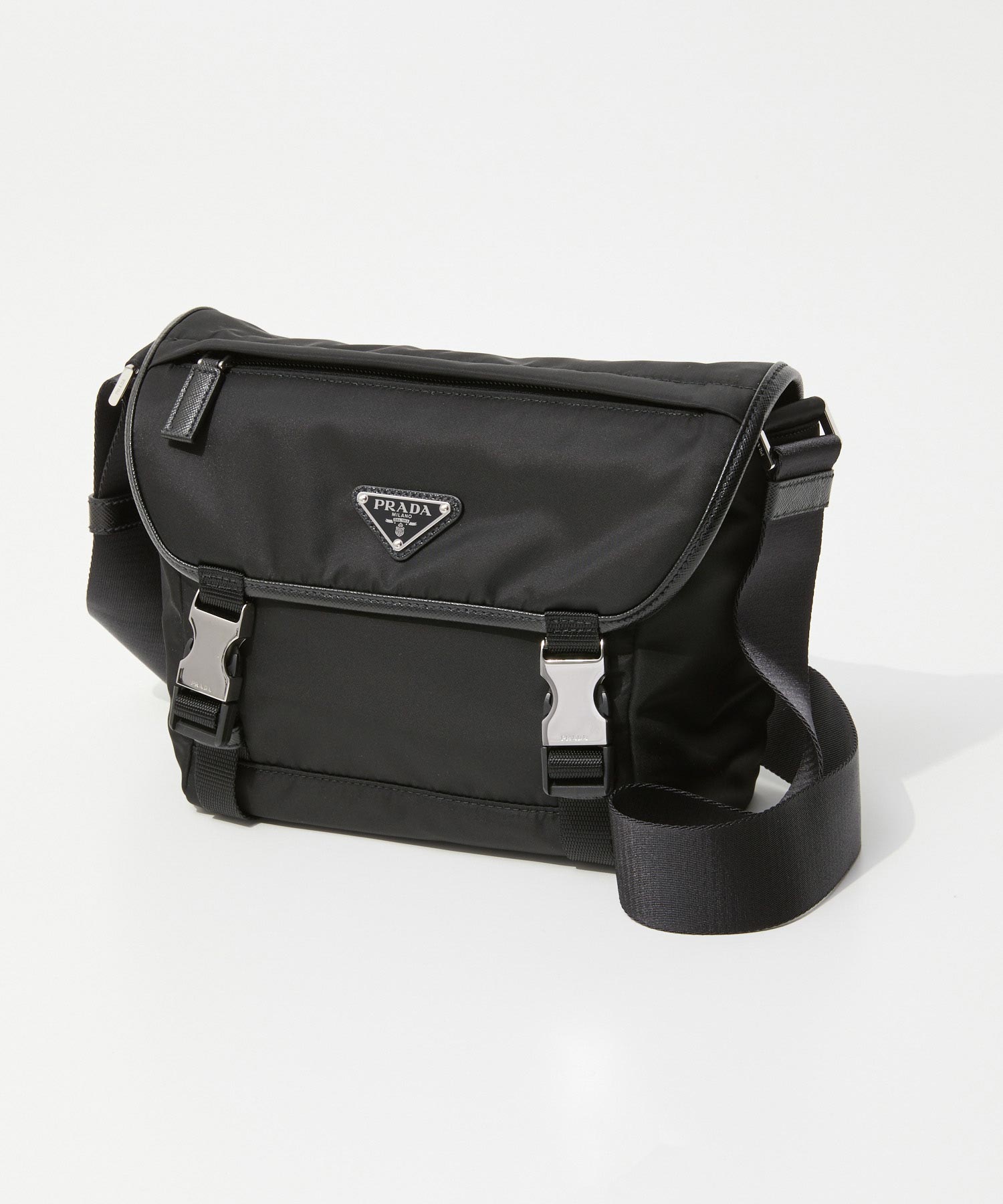 プラダ PRADA 2VD066 2DMG ショルダーバッグ RE-NYLON SHORDER BAG レディース バッグ リナイロン サフィアーノレザー 爆買 | PRADA | 01