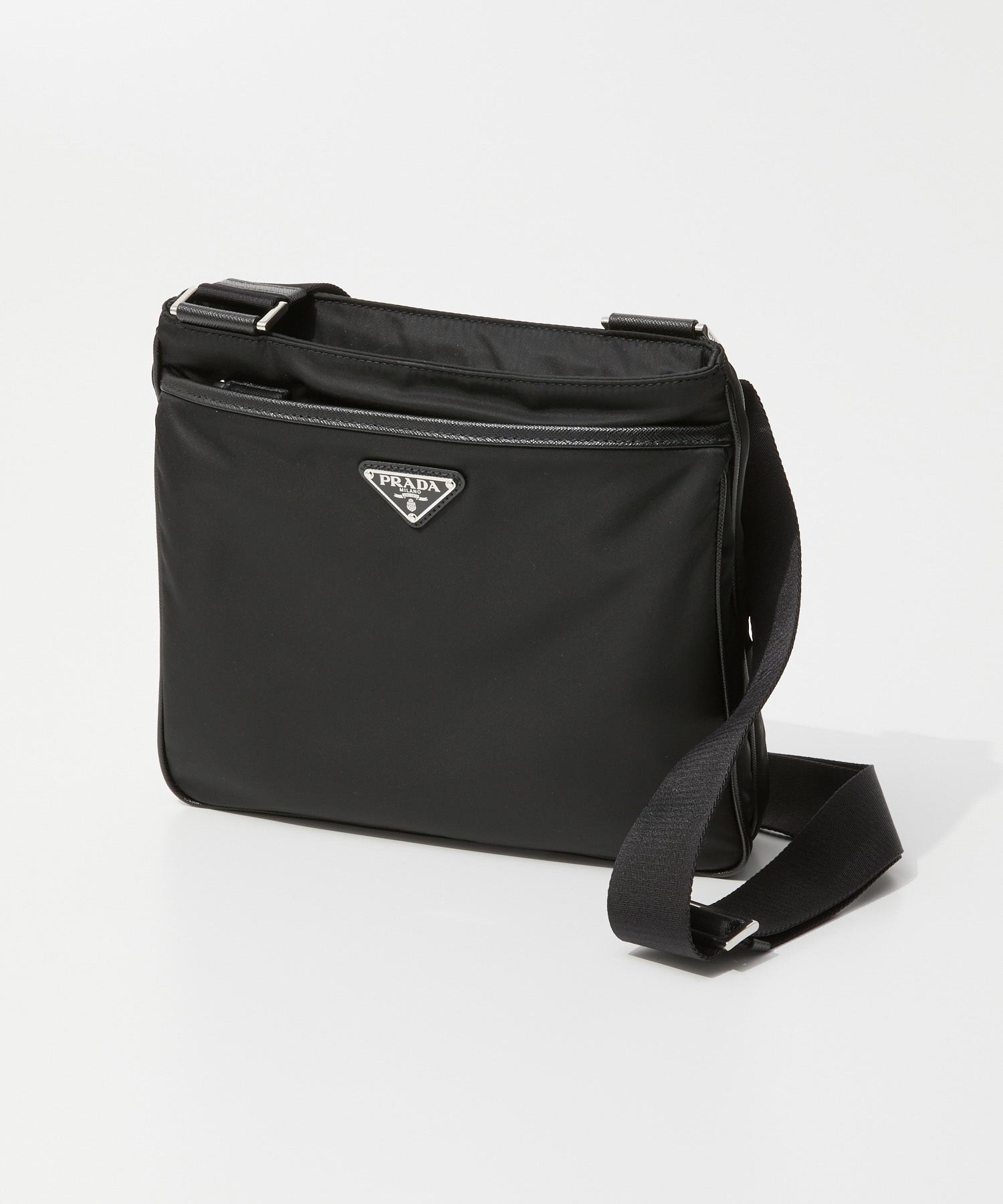 プラダ PRADA 2VH118 2DMH ショルダーバッグ RE-NYLON SHORDER BAG レディース バッグ リナイロン サフィアーノレザー 爆買 | PRADA | 01