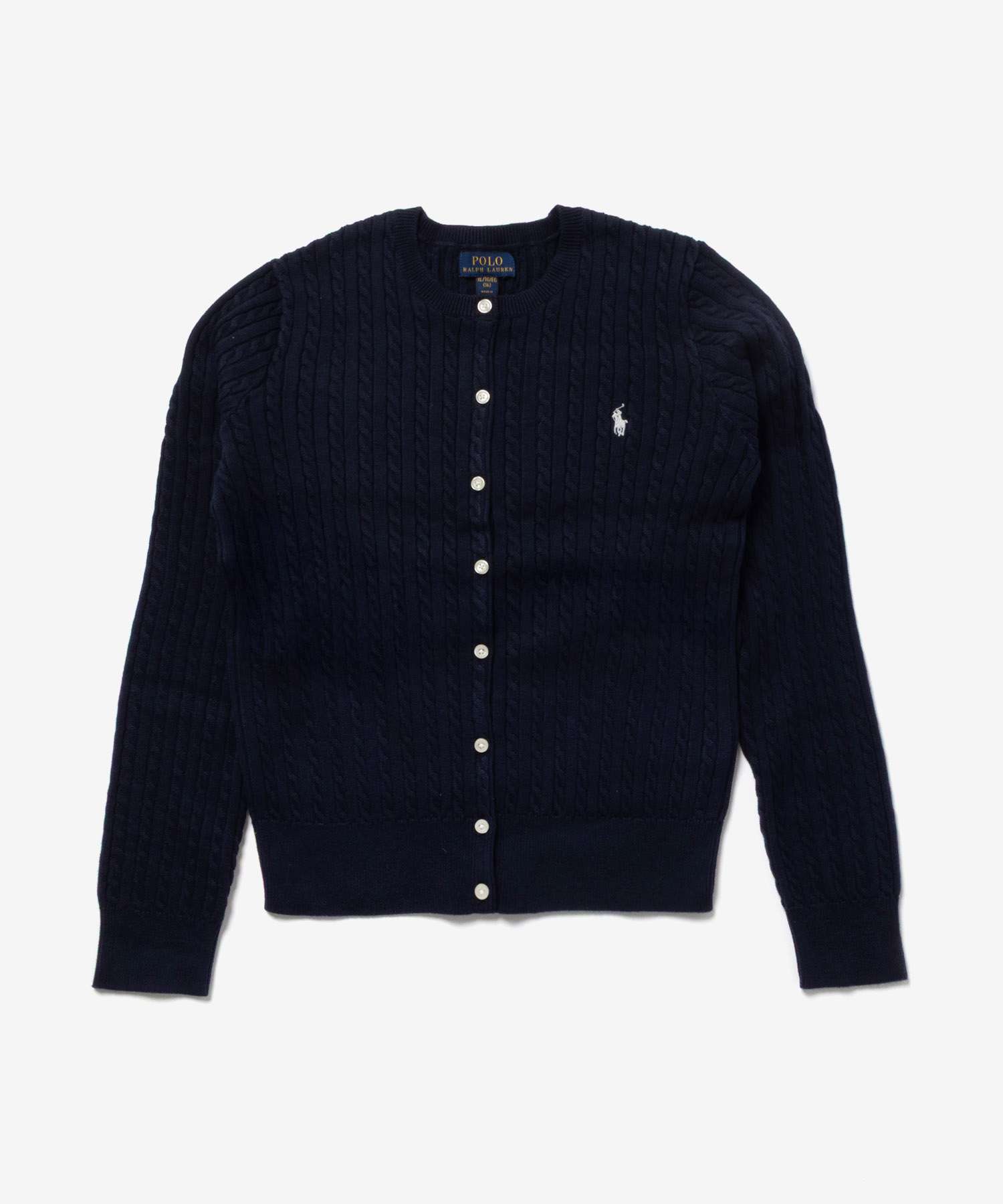 ポロ ラルフ ローレン POLO RALPH LAUREN Mini Cable Cotton Cardigan ミニケーブル コットン カーディガン 313543047 ニット 子供服 | POLO RALPH LAUREN | 01