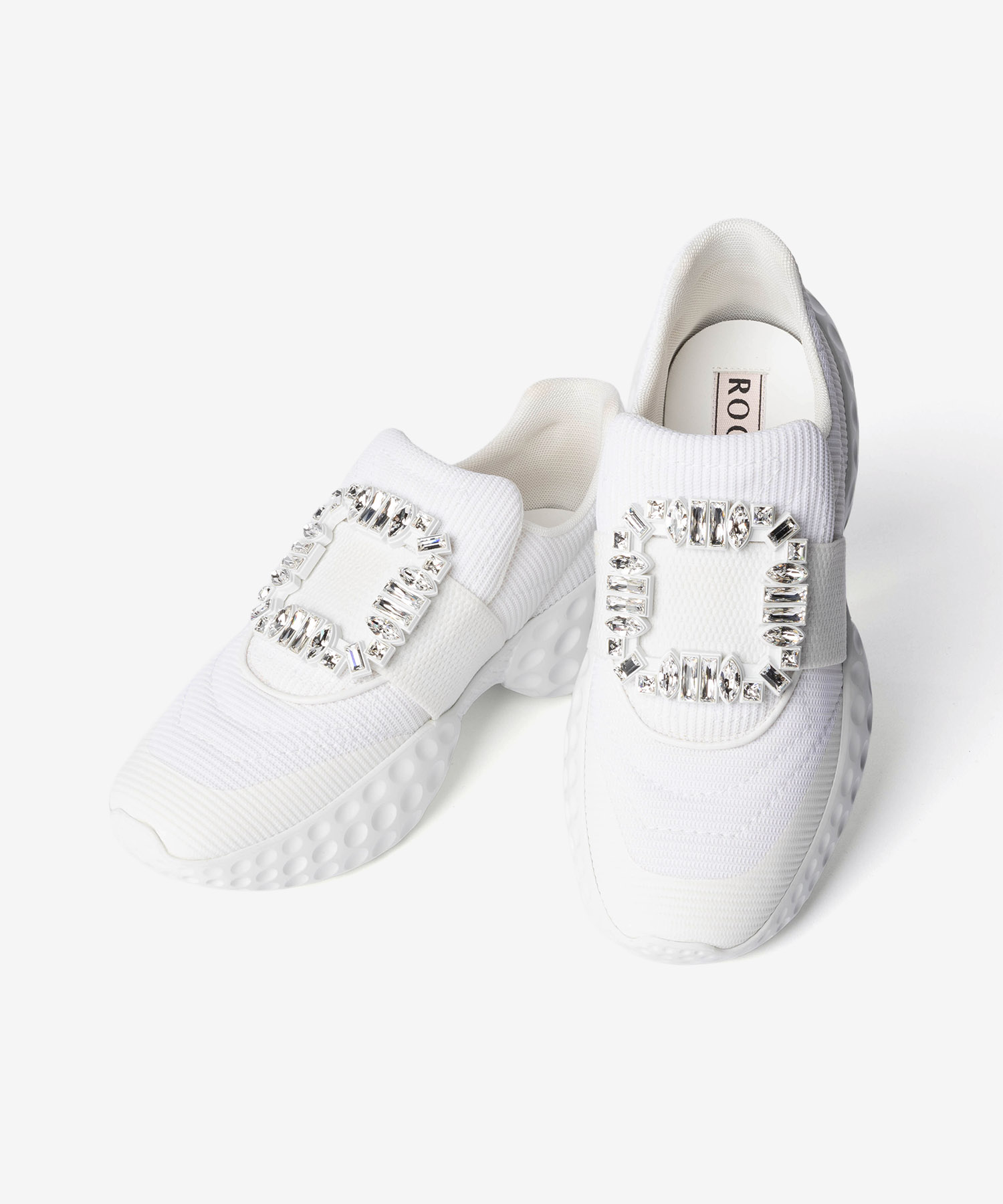ロジェ ヴィヴィエ ROGER VIVIER VIV RUN LIGHT STRASS BUCKLE ヴィヴ ラン ライト ファブリック スニーカー RVW63731340QPS | Roger Vivier | 02