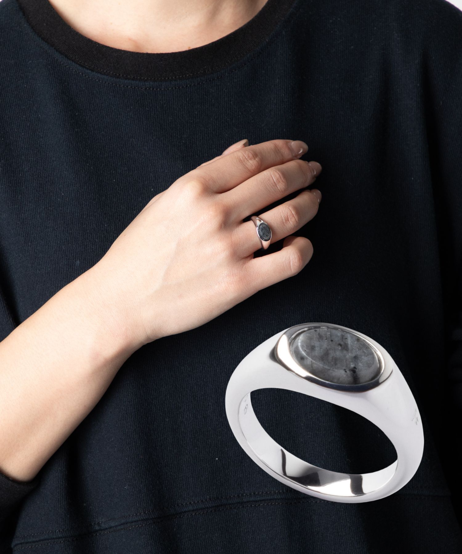 TOM WOOD（トムウッド） TOM WOOD JOE RING LARVIKITE ジョー