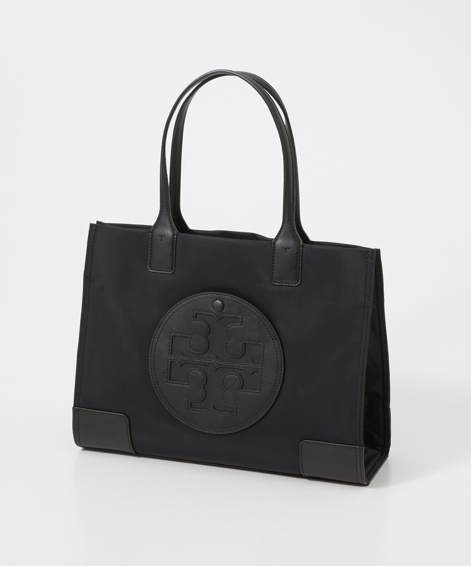 Tory Burchトリーバーチ ブラック レザー スエード ビジネスバッグ TORY BURCH トリーバーチ トートバッグ レディース ブラック 150178