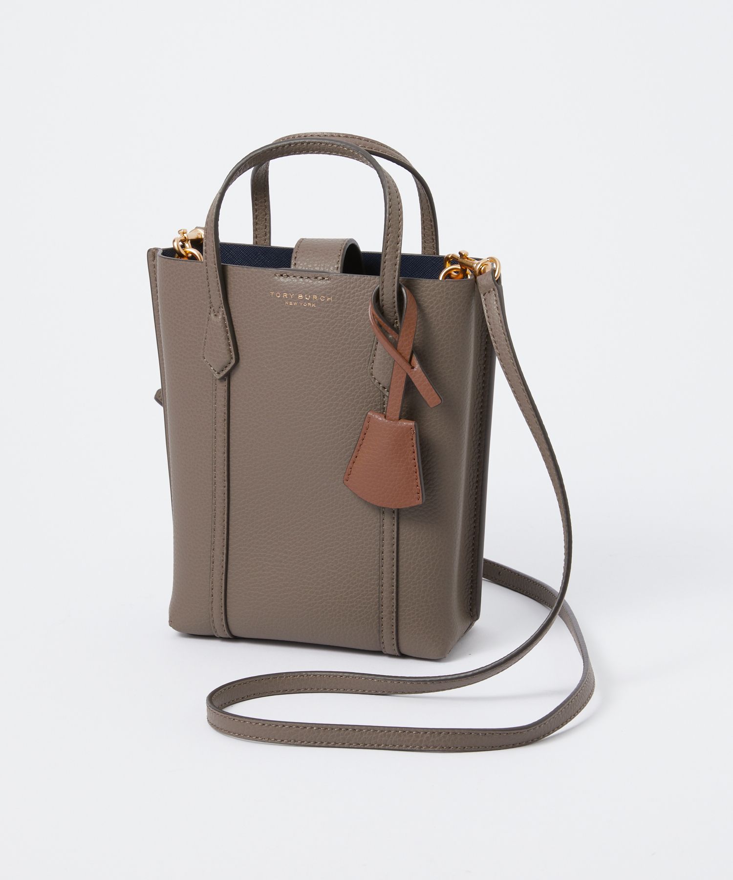 トリーバーチ　ペリー　ショルダーバッグ　A4可　トートバッグ　2way 茶色 TORY BURCH（トリーバーチ） バッグ レディース 2WAYトート/ショルダー