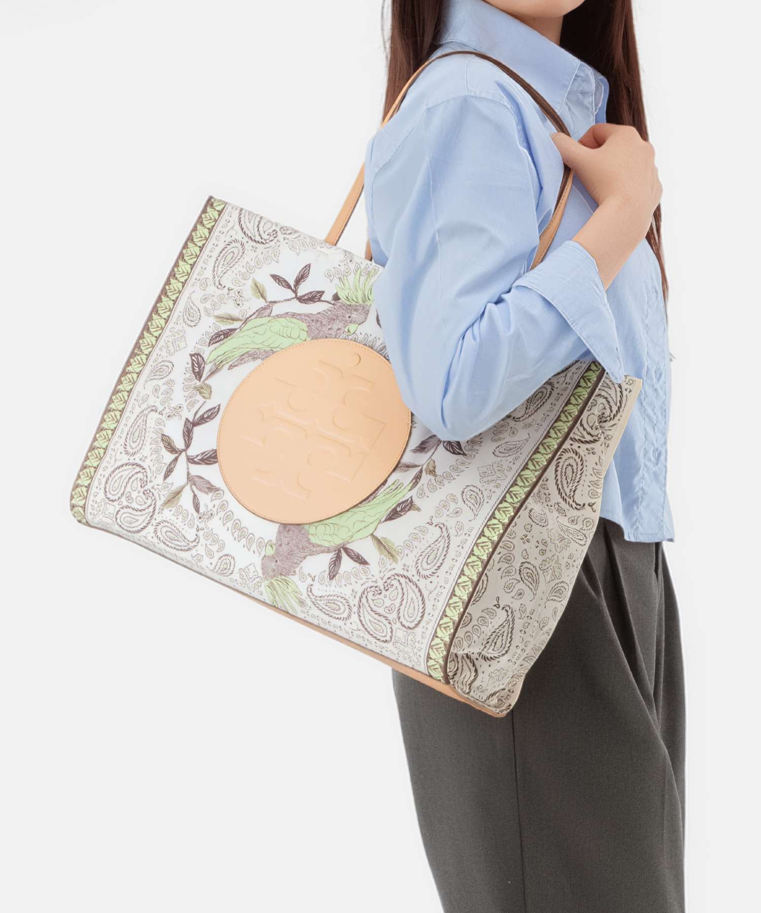 TORY BURCH（トリーバーチ） TORY BURCH Ella Printed Small Tote エラ