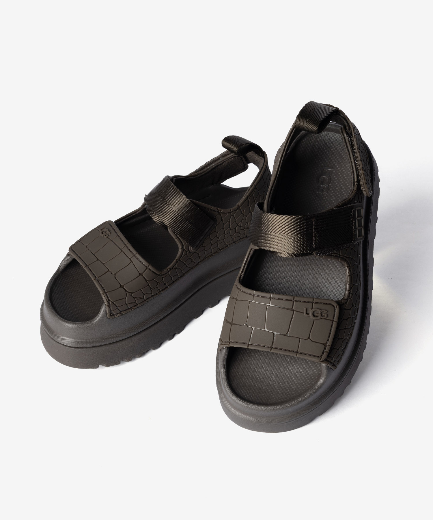 アグ UGG W GOLDENGLOW EMBOSSED ゴールデングロウ エンボスト 1175311 サンダル 厚底 レディース シューズ | UGG | 01