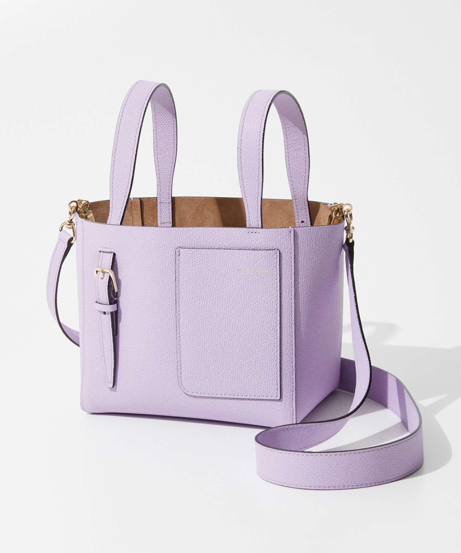 ショルダーバッグ・ポシェット Valextra Valextra Small Bucket Bag (WBSF0074028LOC99 NN) Women's Azure Leather Luxury bucket medium bag | Valextra Soft