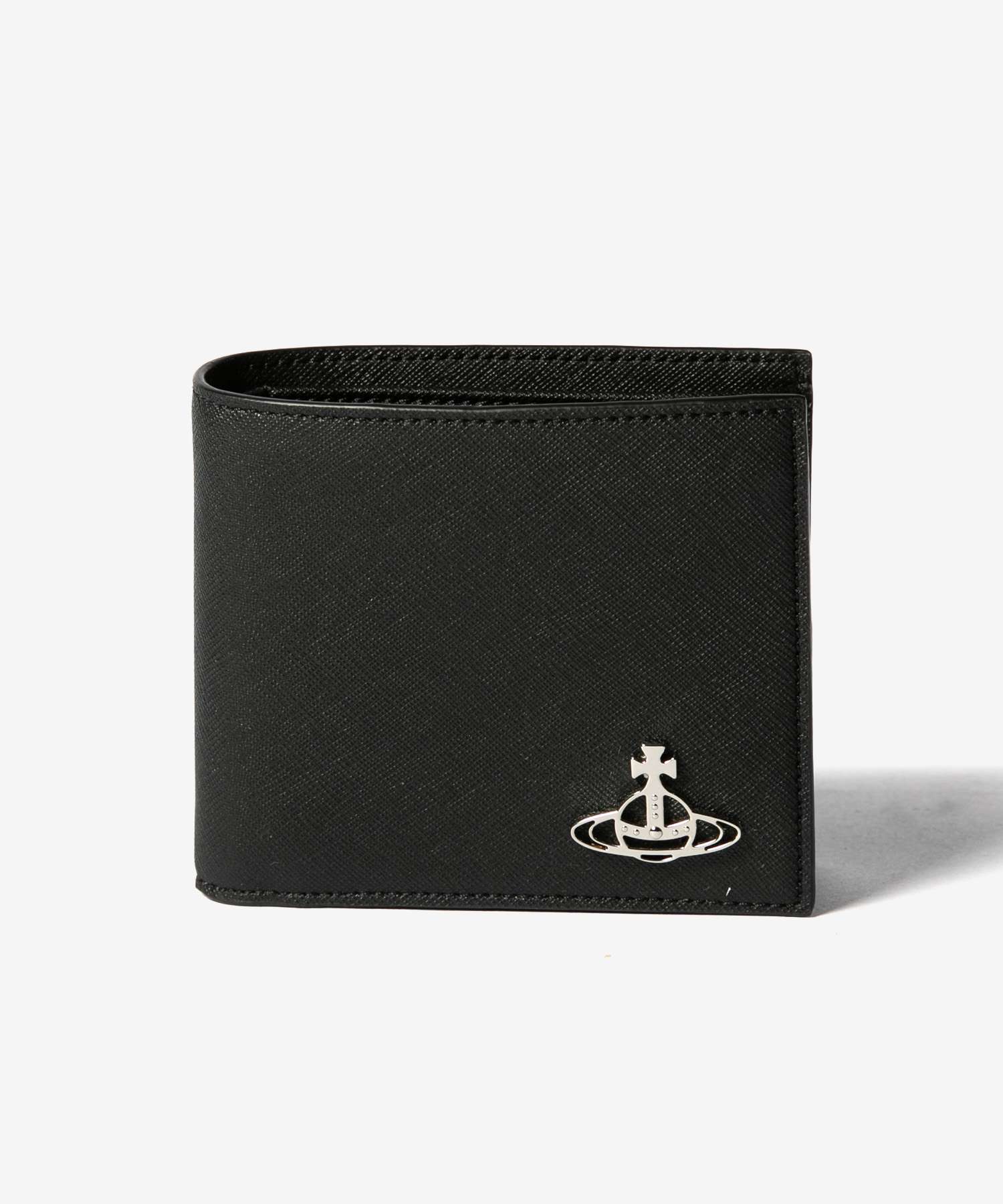【新品未使用】ヴィヴィアンウエストウッド二つ折り財布 BK ヴィヴィアンウエストウッド Vivienne Westwood 二つ折り財布 折り畳み