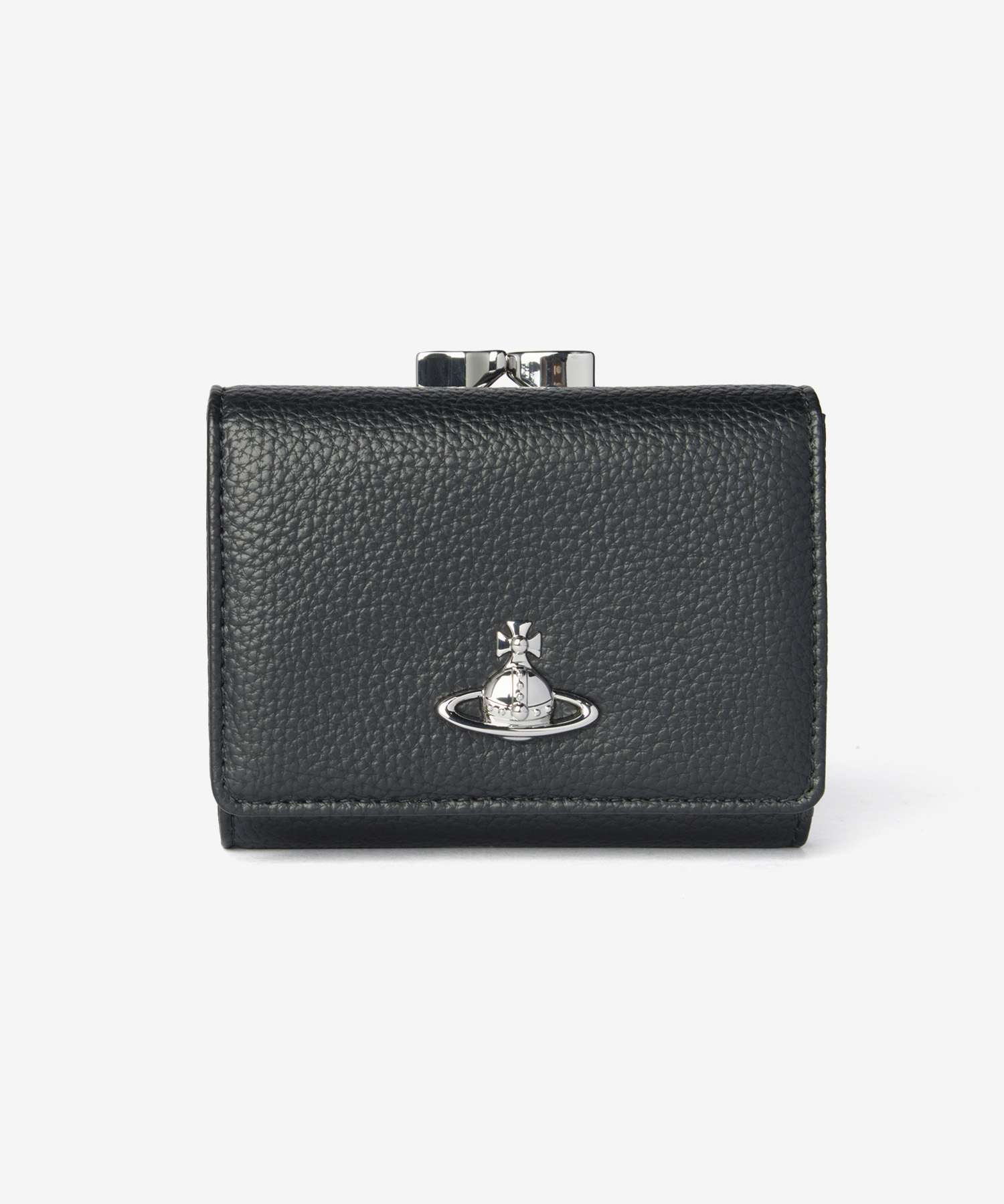 上品！大人気！ヴィヴィアンウエストウッド スモールフレームウォレット 黒 Vivienne Westwood（ヴィヴィアンウエストウッド） Vivienne Westwood