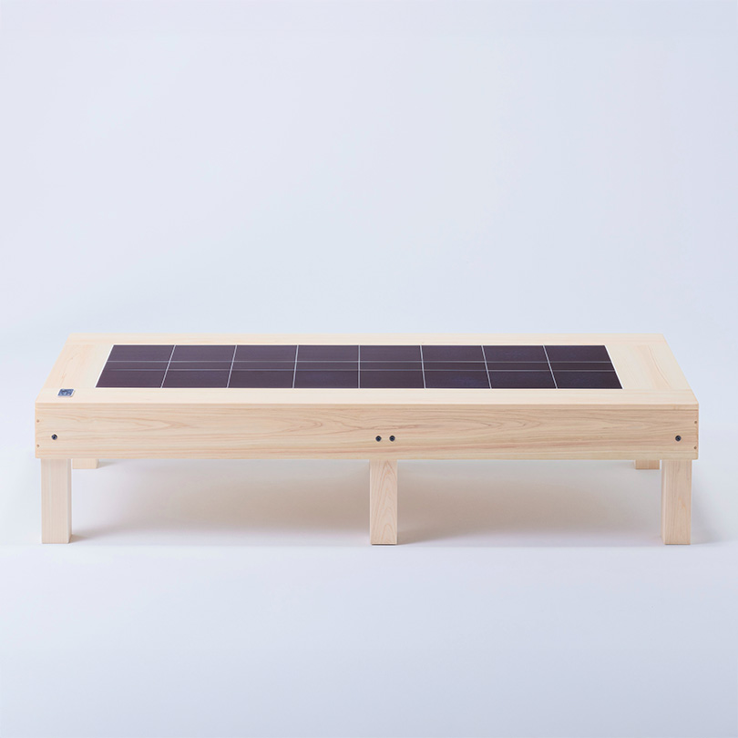 アップワン 陶板浴ベッド（ヒノキ）