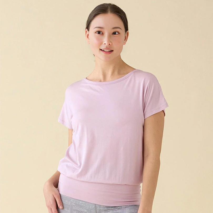 suria（スリア） レジーヌトップ ヨガウェア トップス Tシャツ 半袖