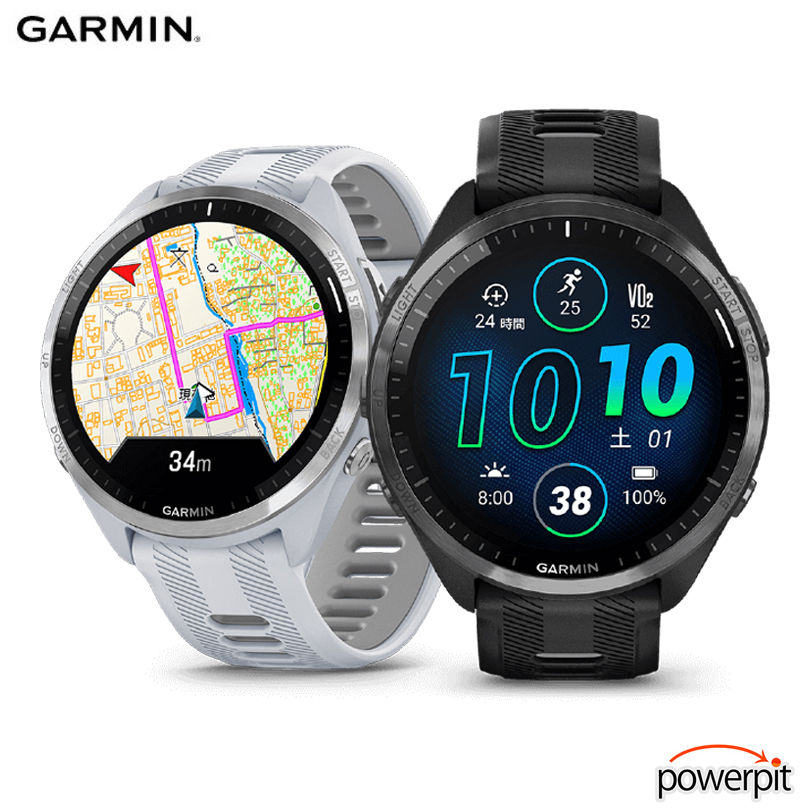 ウォーキング・ランニングウェア GARMIN Forerunner 965 Black Garmin Forerunner 965 GPS Smartwatch, AMOLED Display