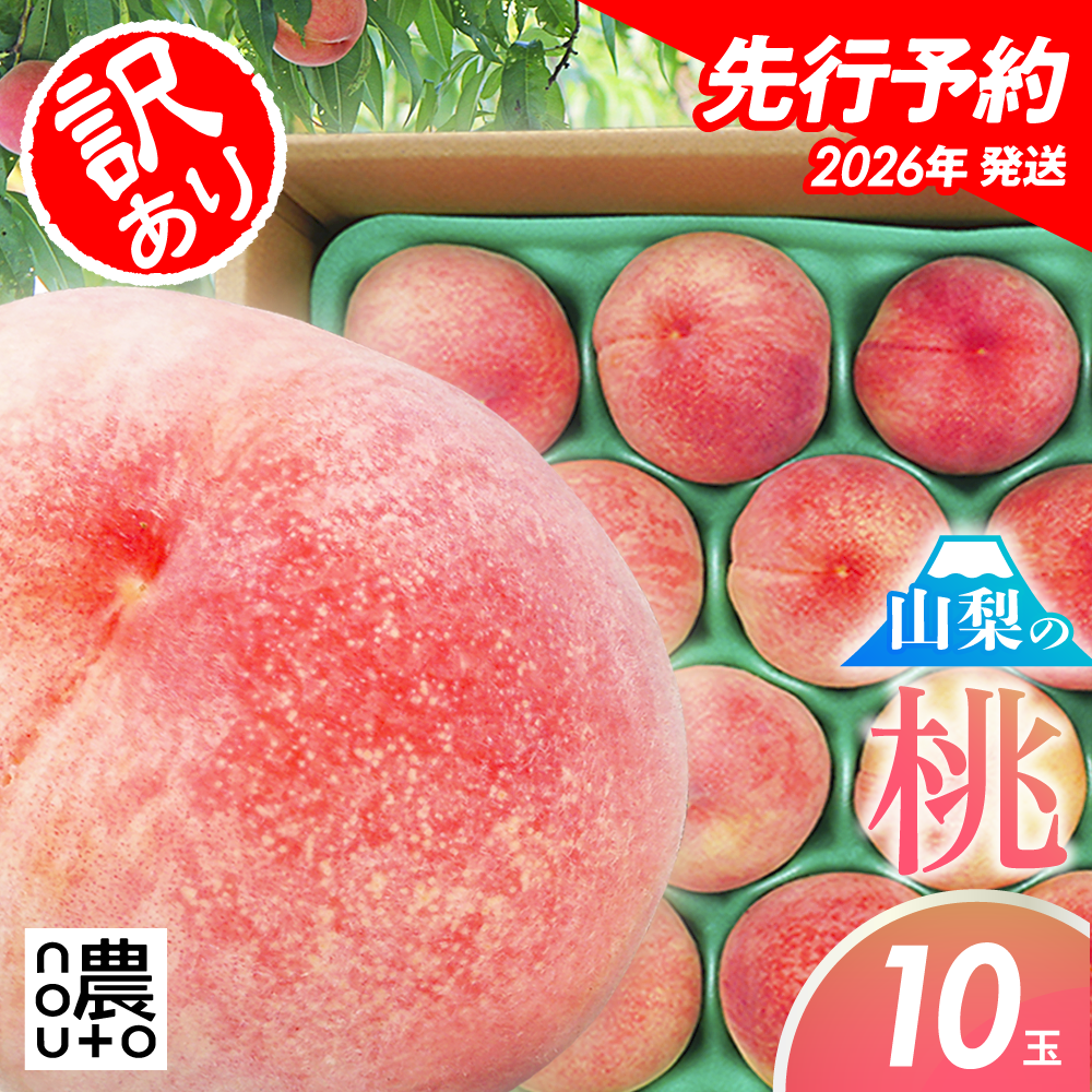 yorozuさん専用 特大 桃 さくら白桃 わけあり 10kg 桃 訳ありの