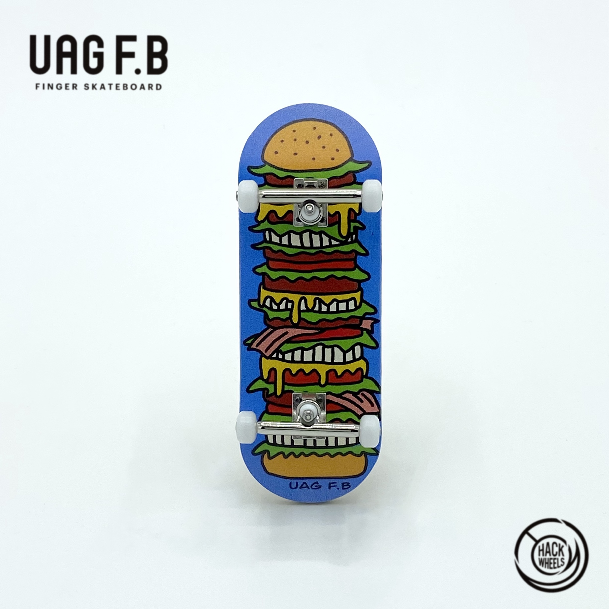 UAG F.B プロコンプリート /  Hamburger / finger skate board  / 指スケ / 指スケボー｜uagfbshop｜02