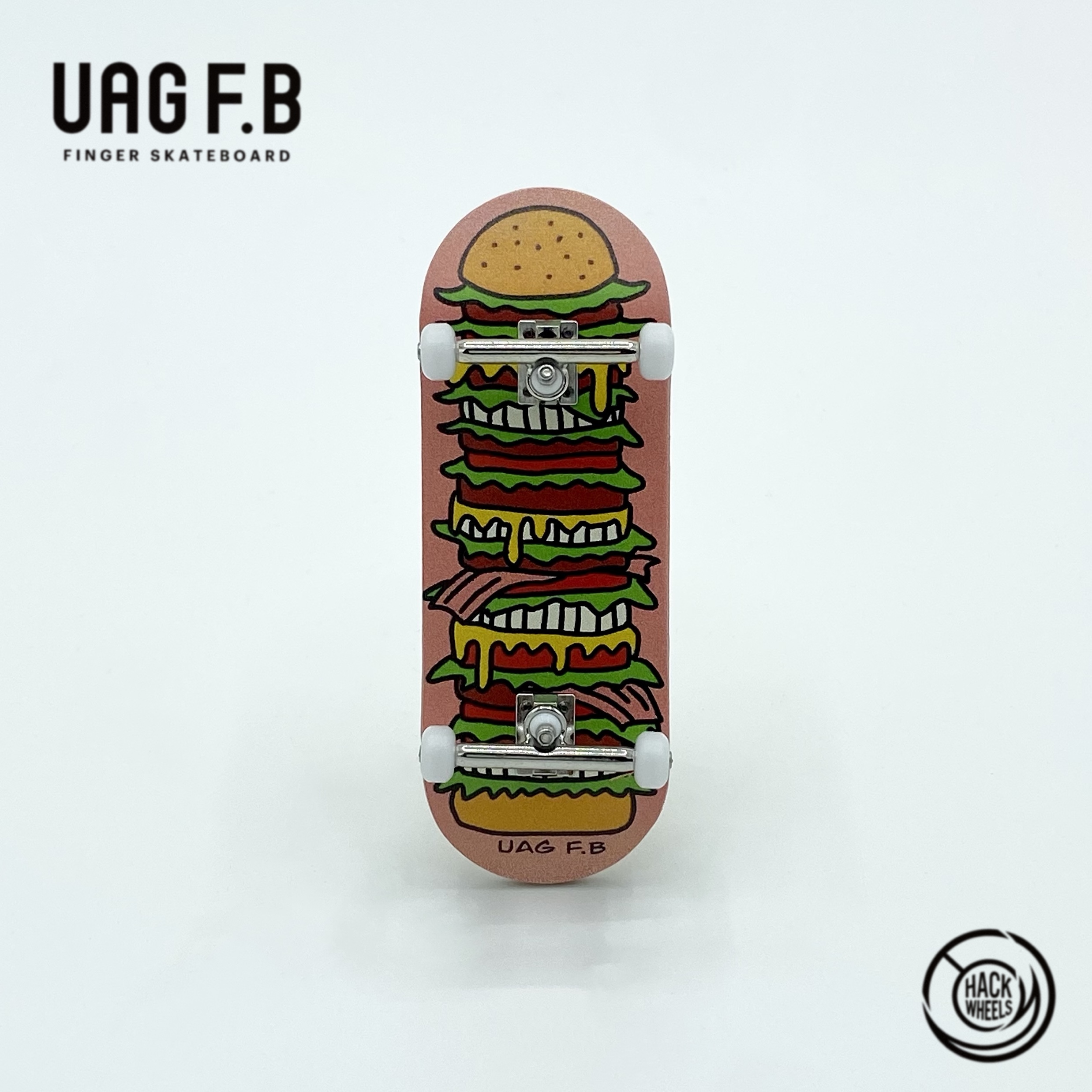 UAG F.B プロコンプリート /  Hamburger / finger skate board  / 指スケ / 指スケボー｜uagfbshop｜03