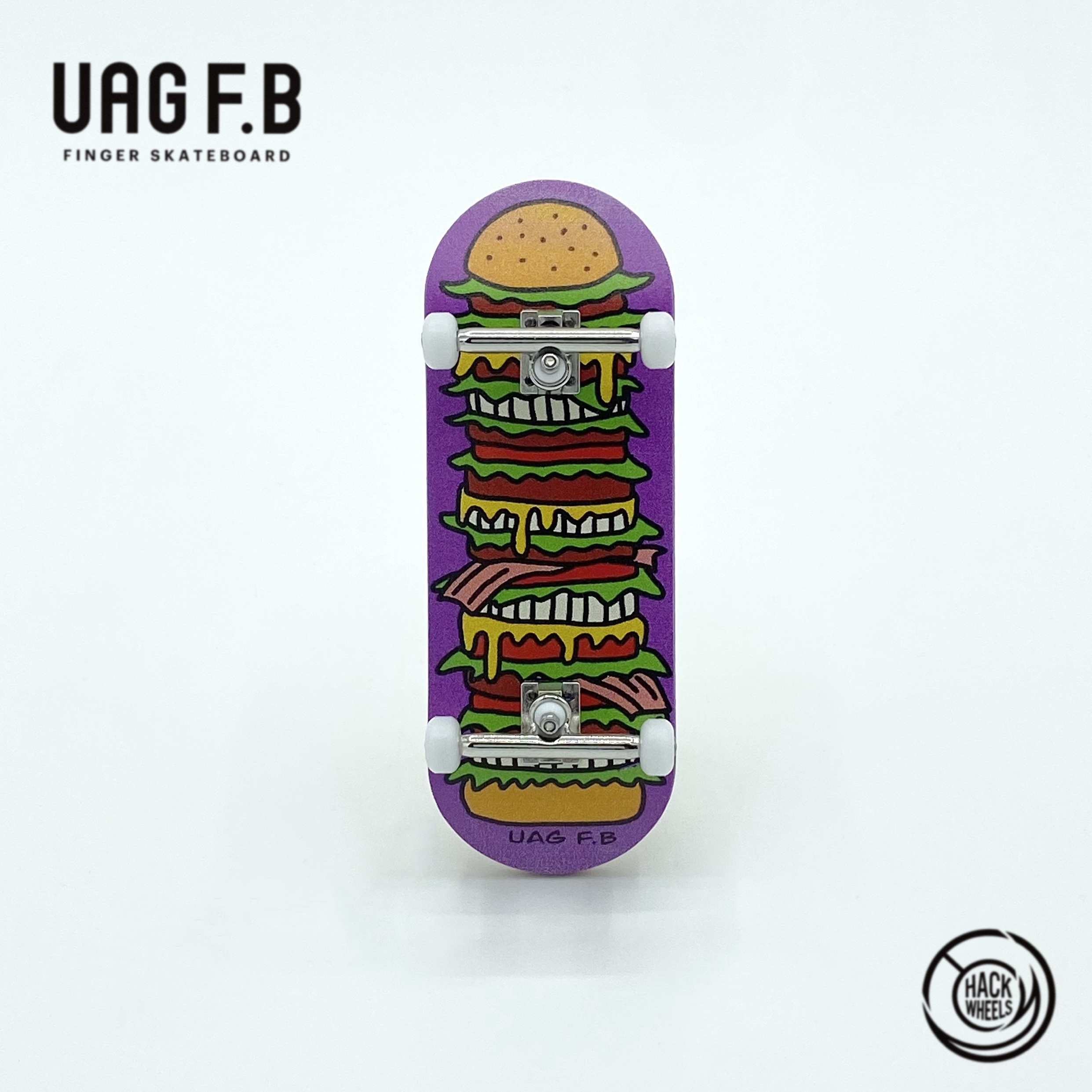 UAG F.B プロコンプリート /  Hamburger / finger skate board  / 指スケ / 指スケボー｜uagfbshop｜04