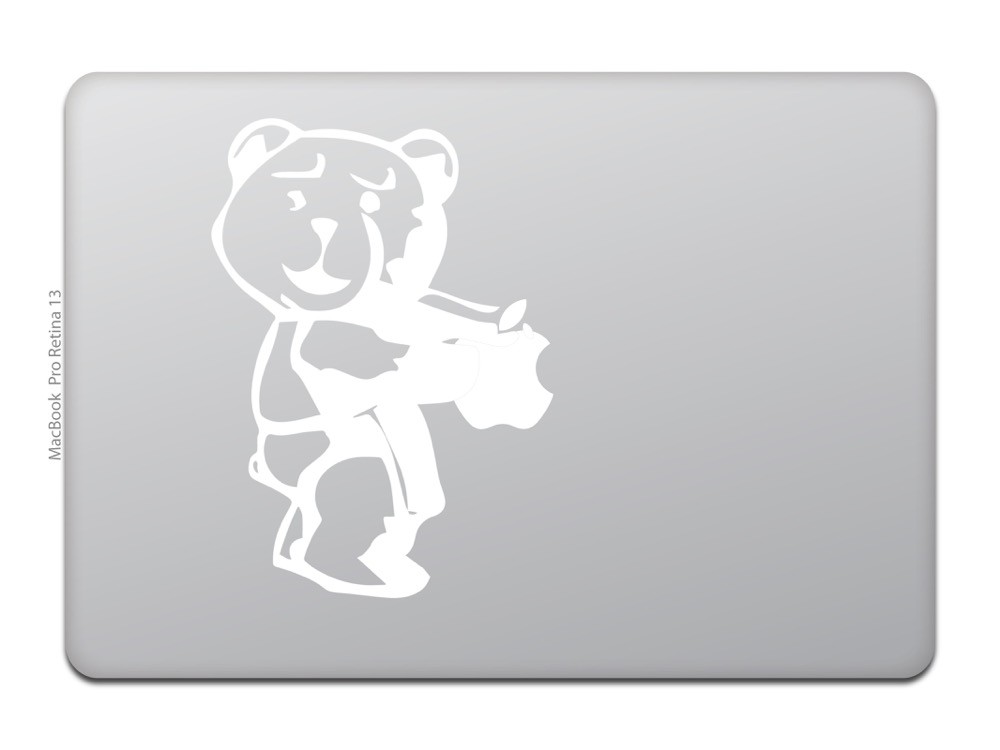 MacBook Air / Pro マックブック ステッカー シール テッド TED BEAR