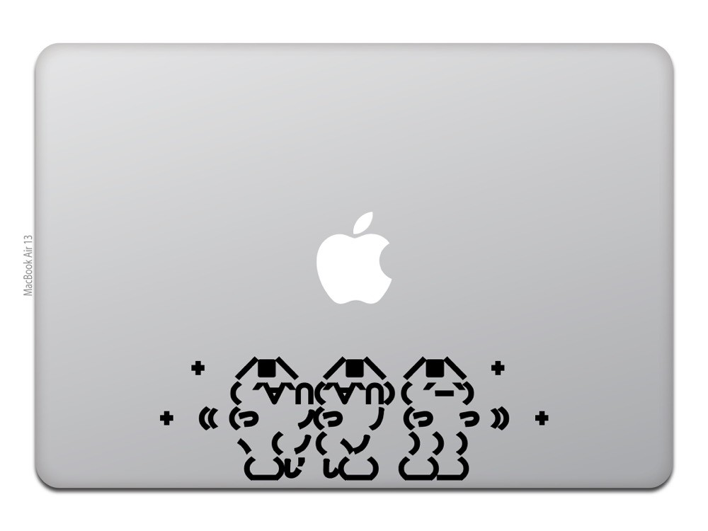 MacBook Air / Pro マックブック ステッカー シール 猫 おにぎり