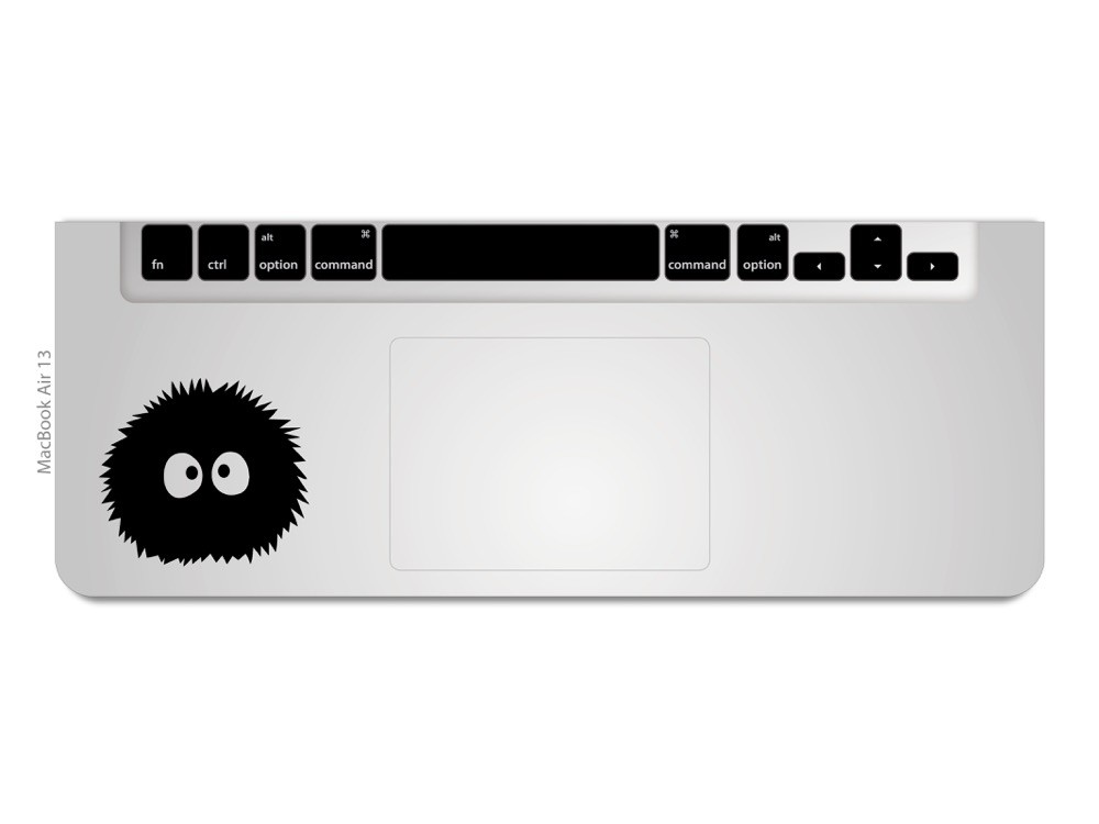 MacBook Air シルバー 猫のステッカー付き MacBook Air / Pro マックブック ステッカー シール 猫 ネコ 首